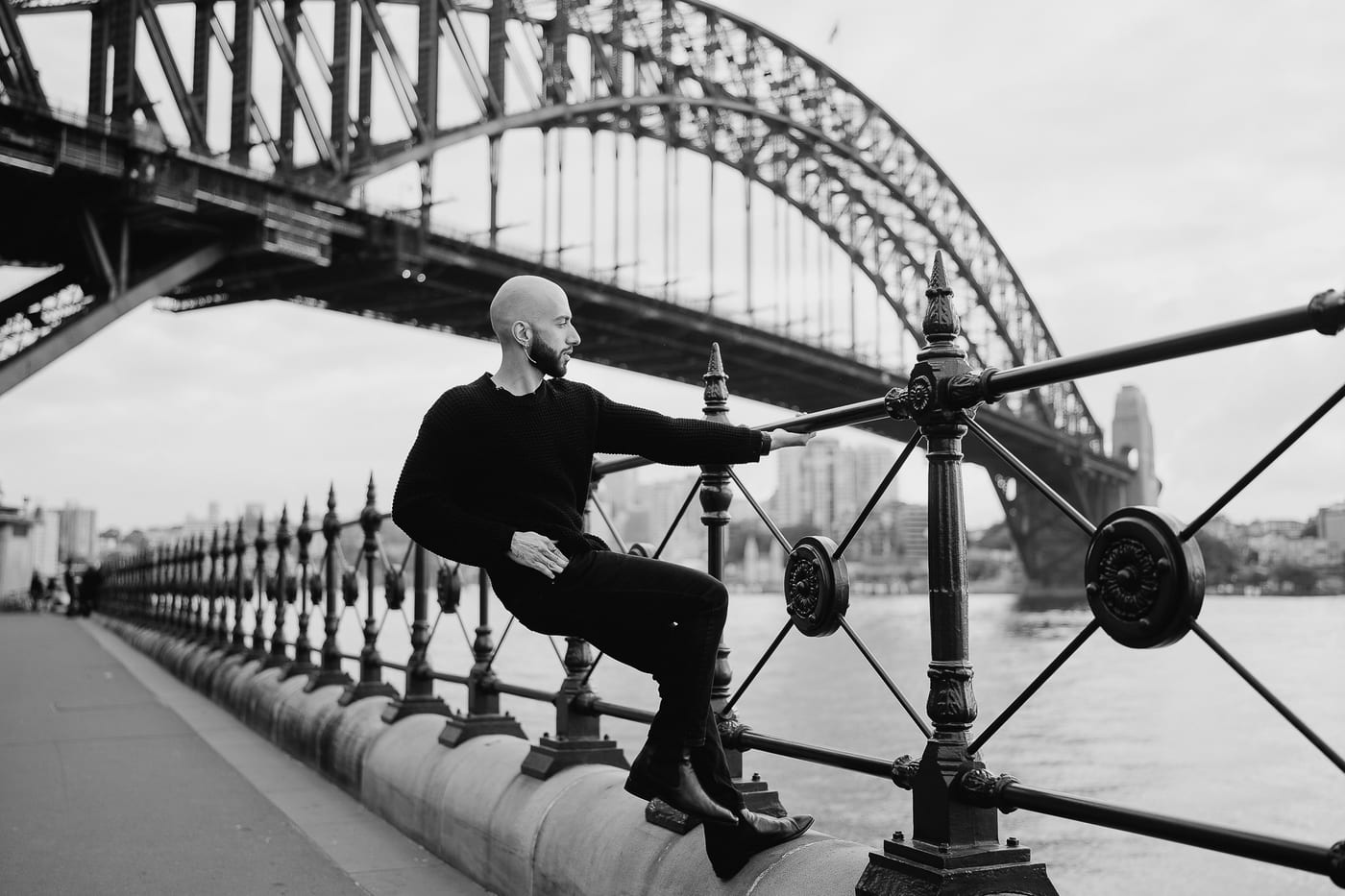 Bassel | Sydney Travel Portrait Session Around the Opera House and Harbour Bridge