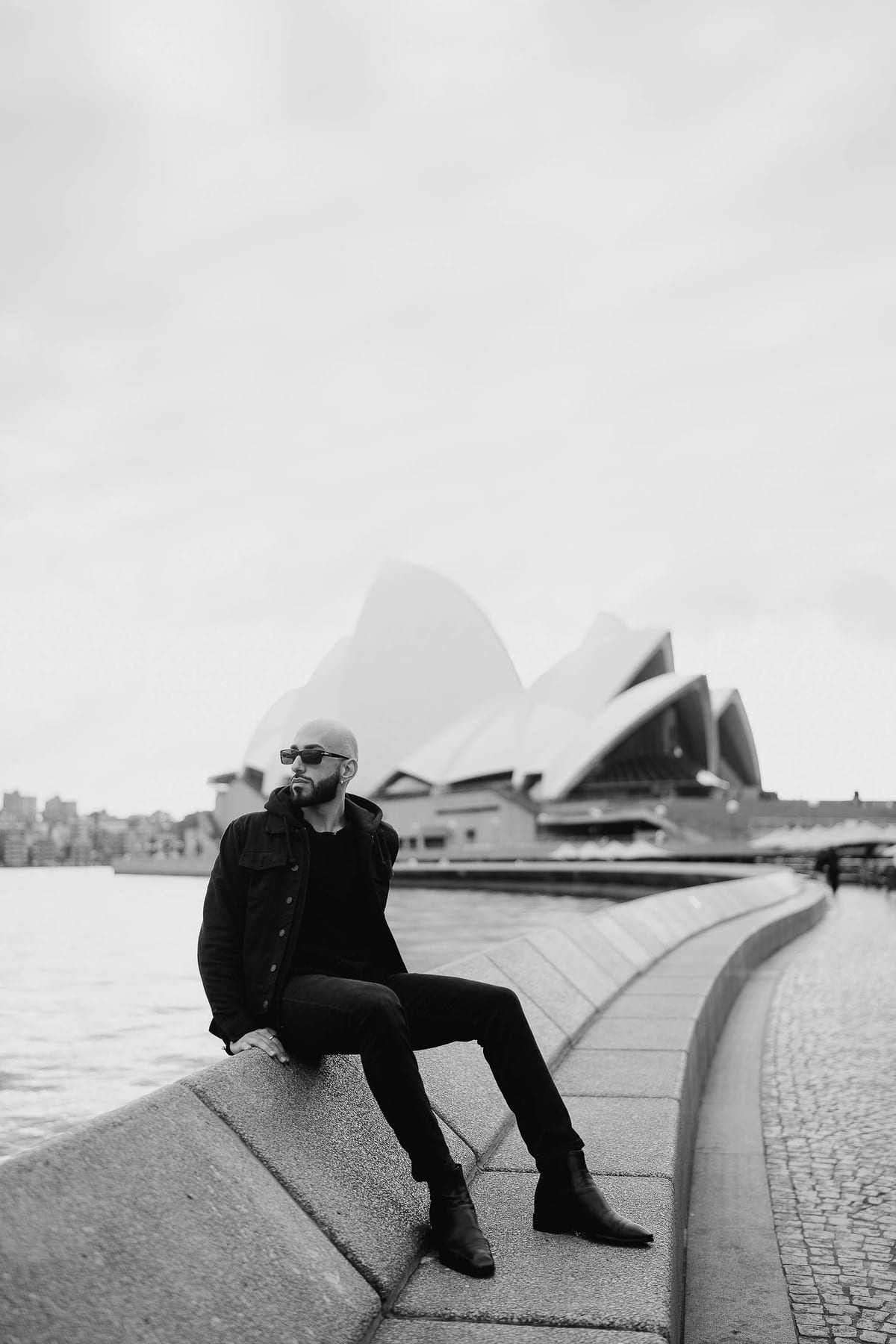 Bassel | Sydney Travel Portrait Session Around the Opera House and Harbour Bridge