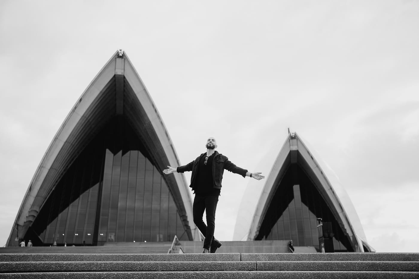 Bassel | Sydney Travel Portrait Session Around the Opera House and Harbour Bridge