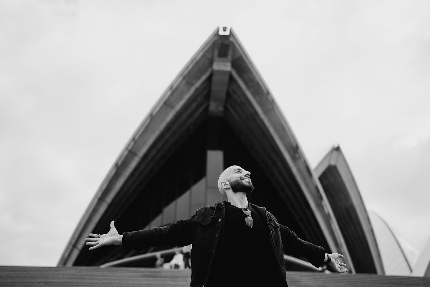 Bassel | Sydney Travel Portrait Session Around the Opera House and Harbour Bridge