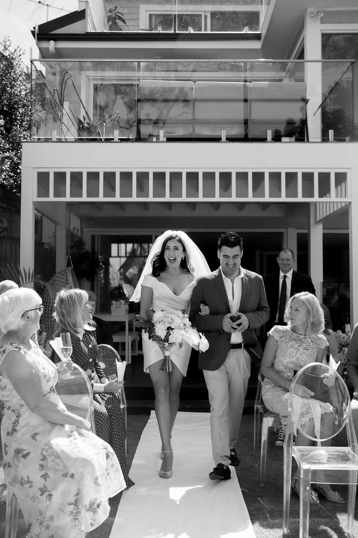 David & Charlotte's Intimate Clovelly Beach Wedding Photography