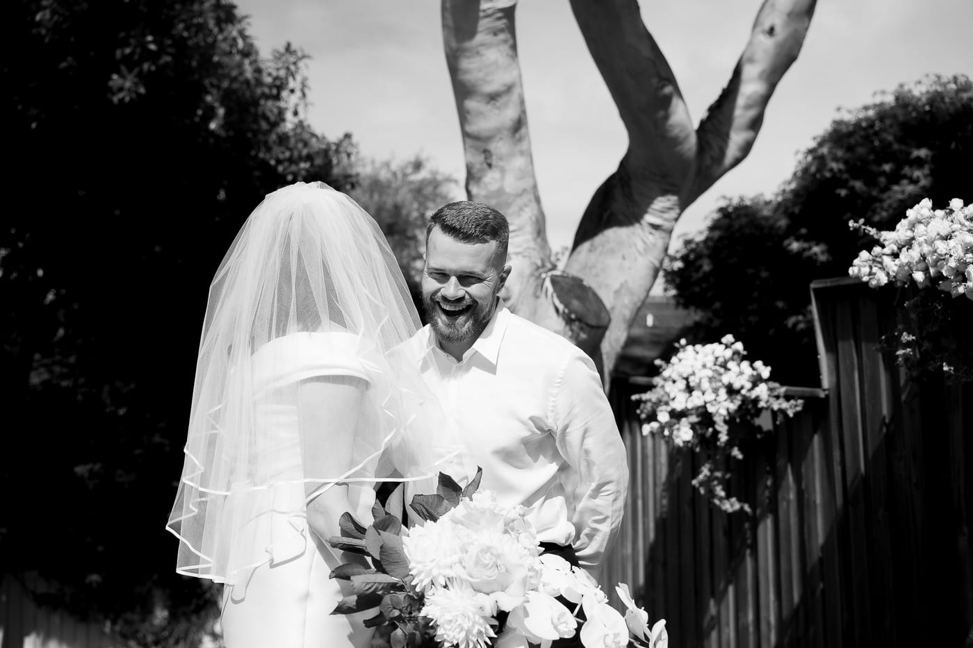 David & Charlotte's Intimate Clovelly Beach Wedding Photography