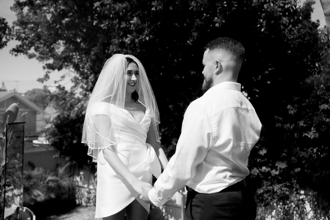 David & Charlotte's Intimate Clovelly Beach Wedding Photography