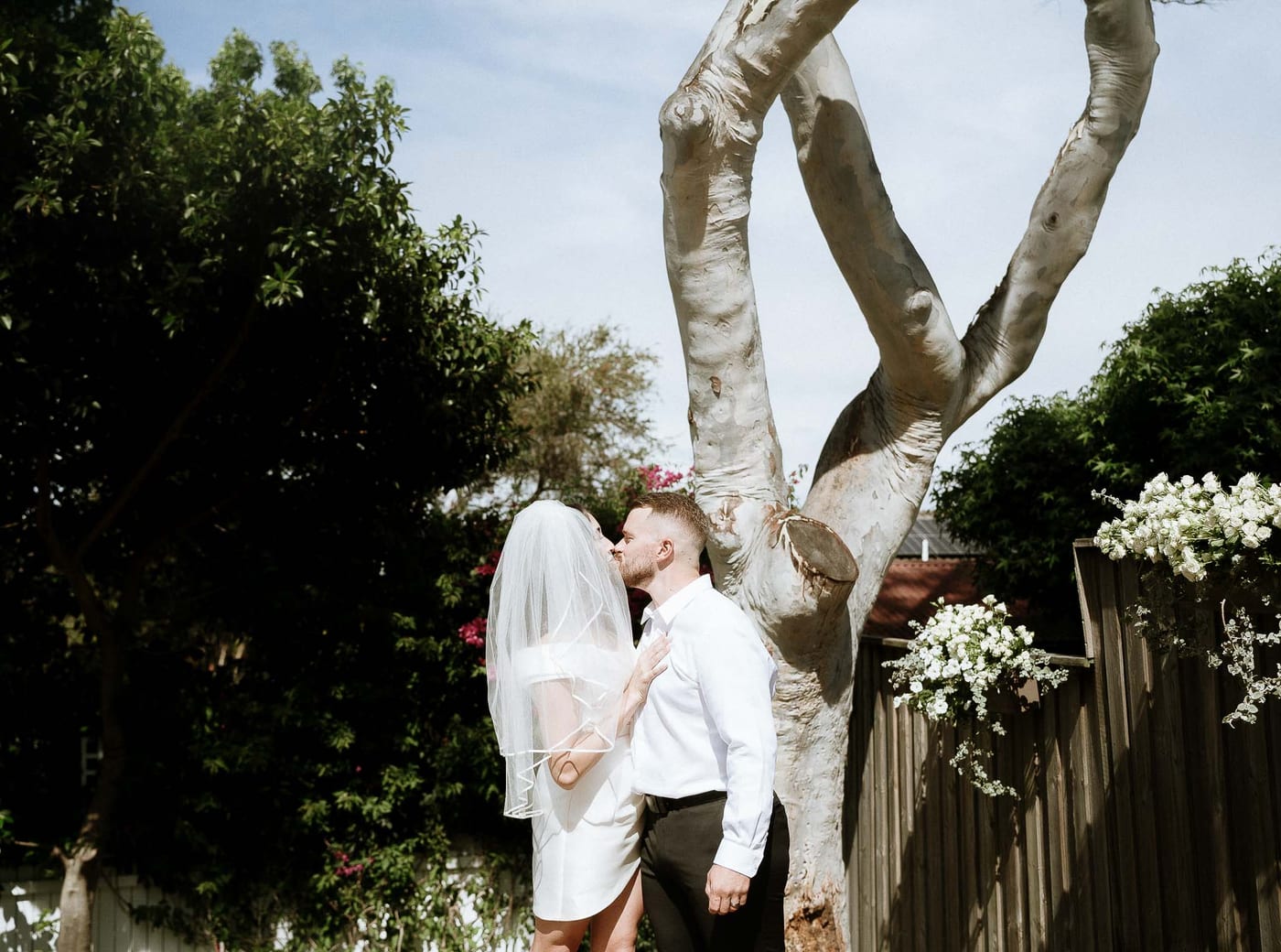 David & Charlotte's Intimate Clovelly Beach Wedding Photography