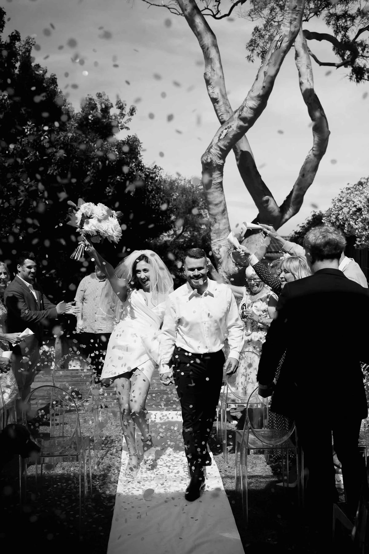 David & Charlotte's Intimate Clovelly Beach Wedding Photography