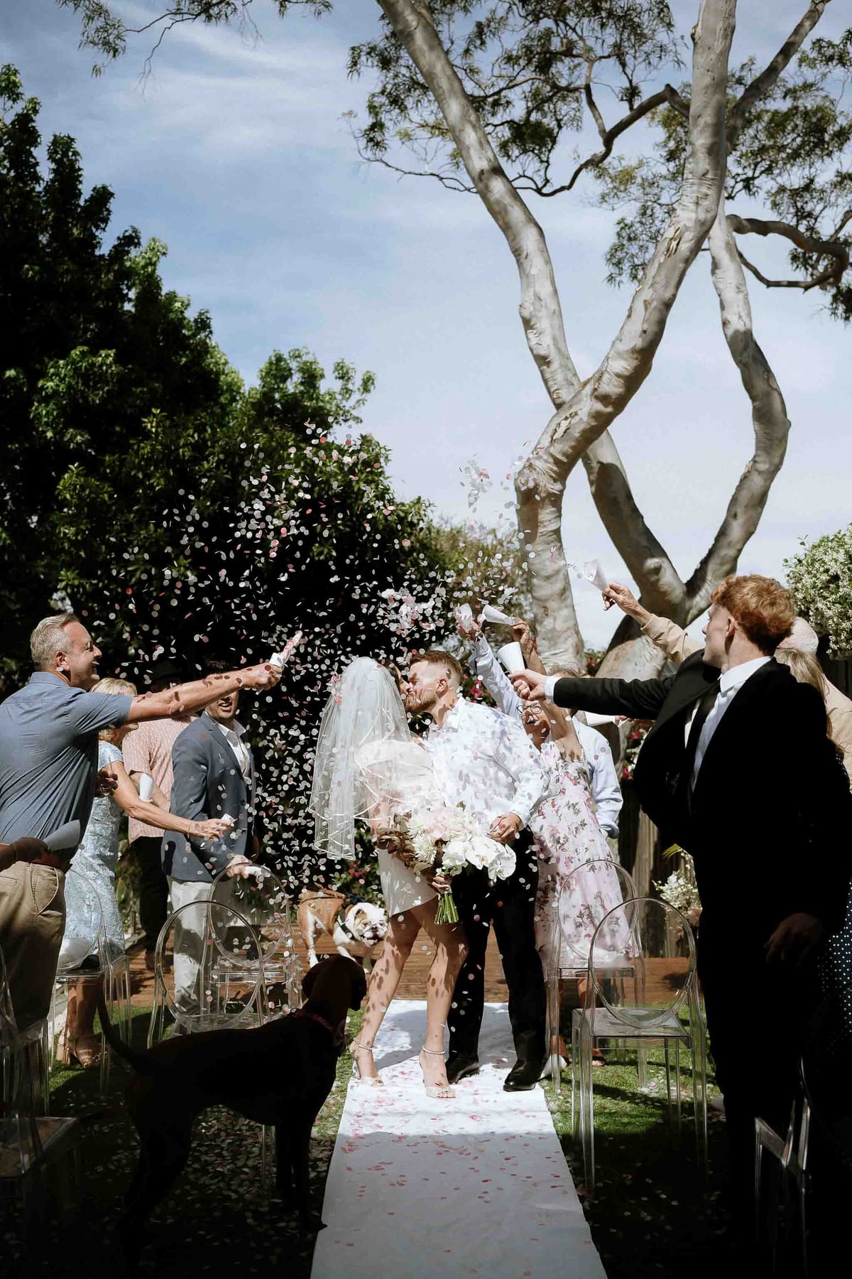 David & Charlotte's Intimate Clovelly Beach Wedding Photography