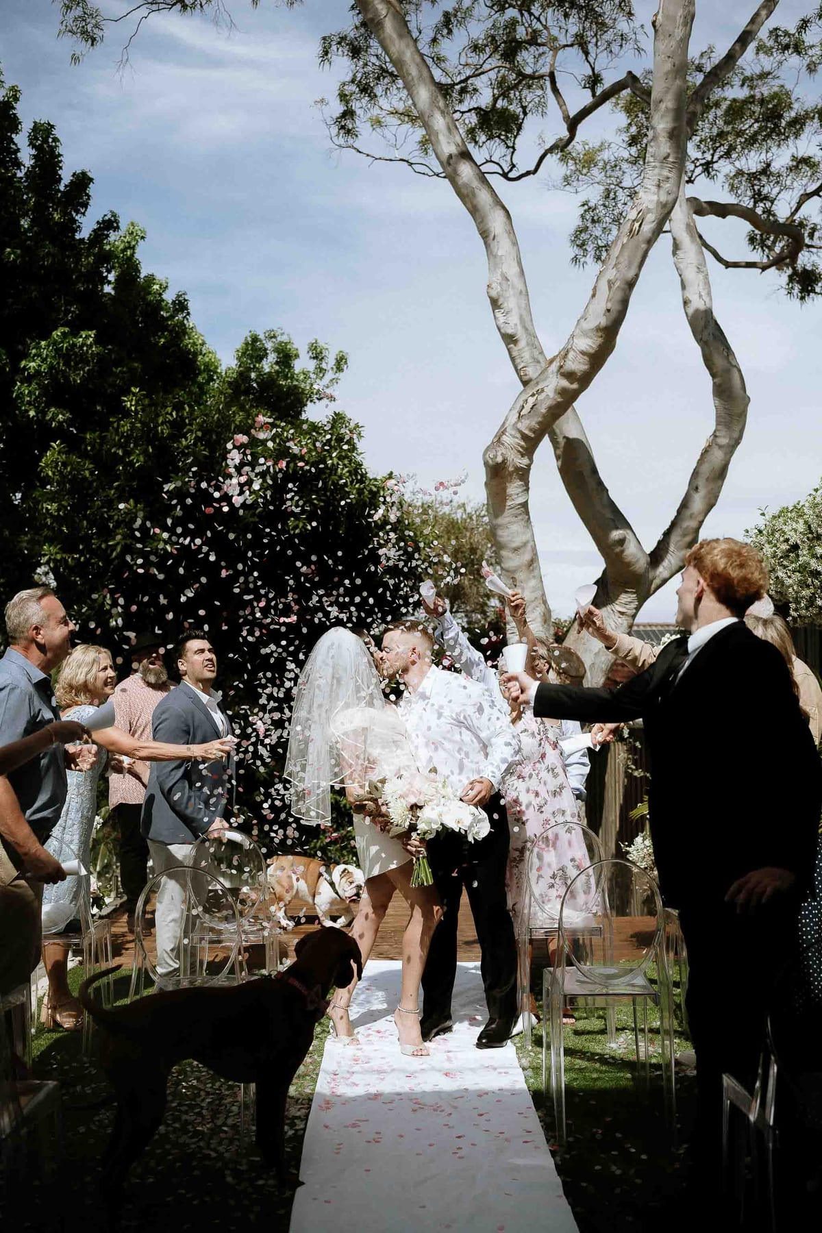 David & Charlotte's Intimate Clovelly Beach Wedding Photography