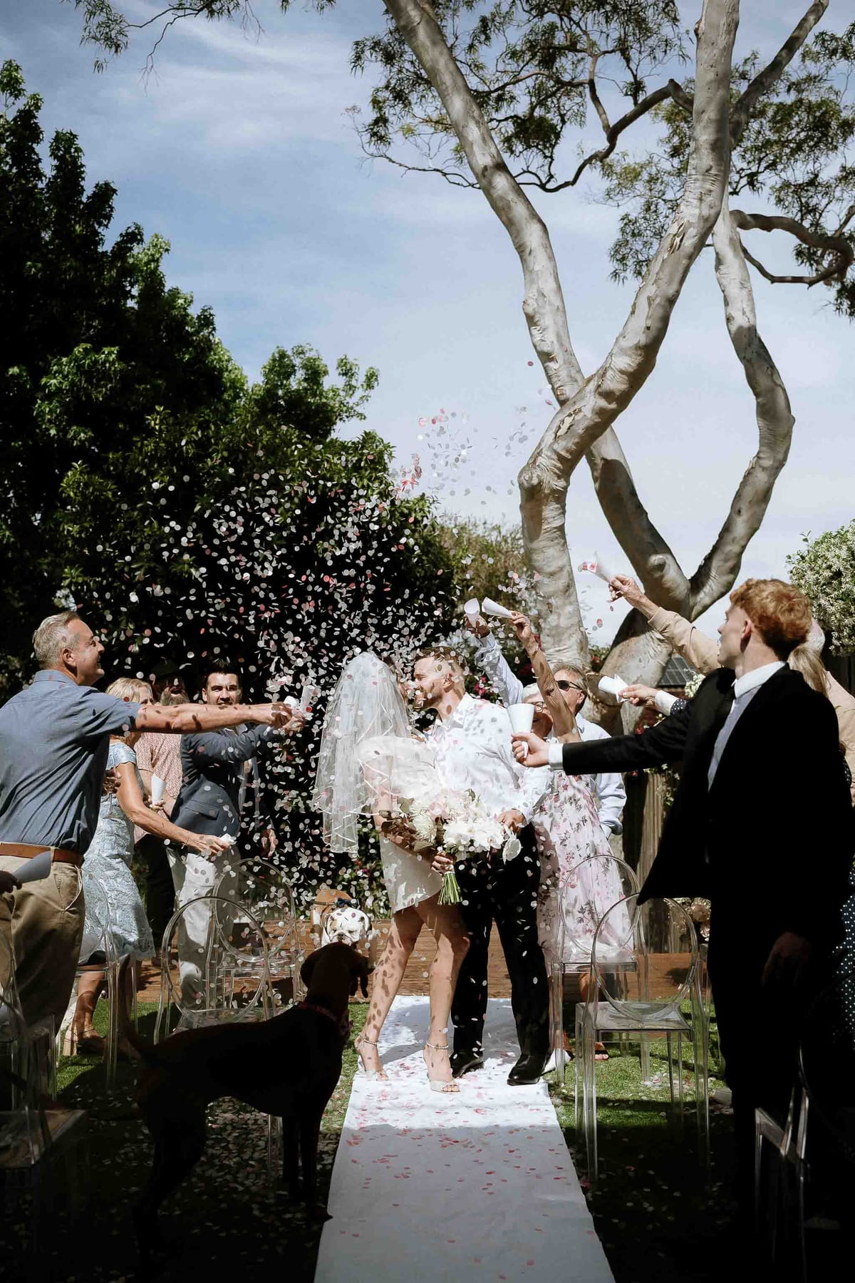 David & Charlotte's Intimate Clovelly Beach Wedding Photography