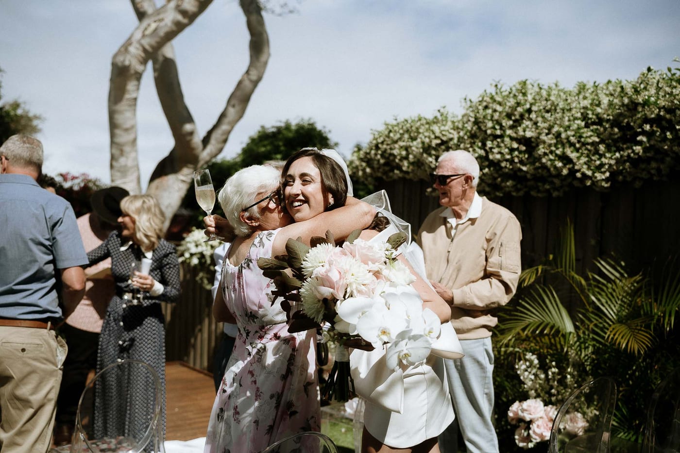 David & Charlotte's Intimate Clovelly Beach Wedding Photography
