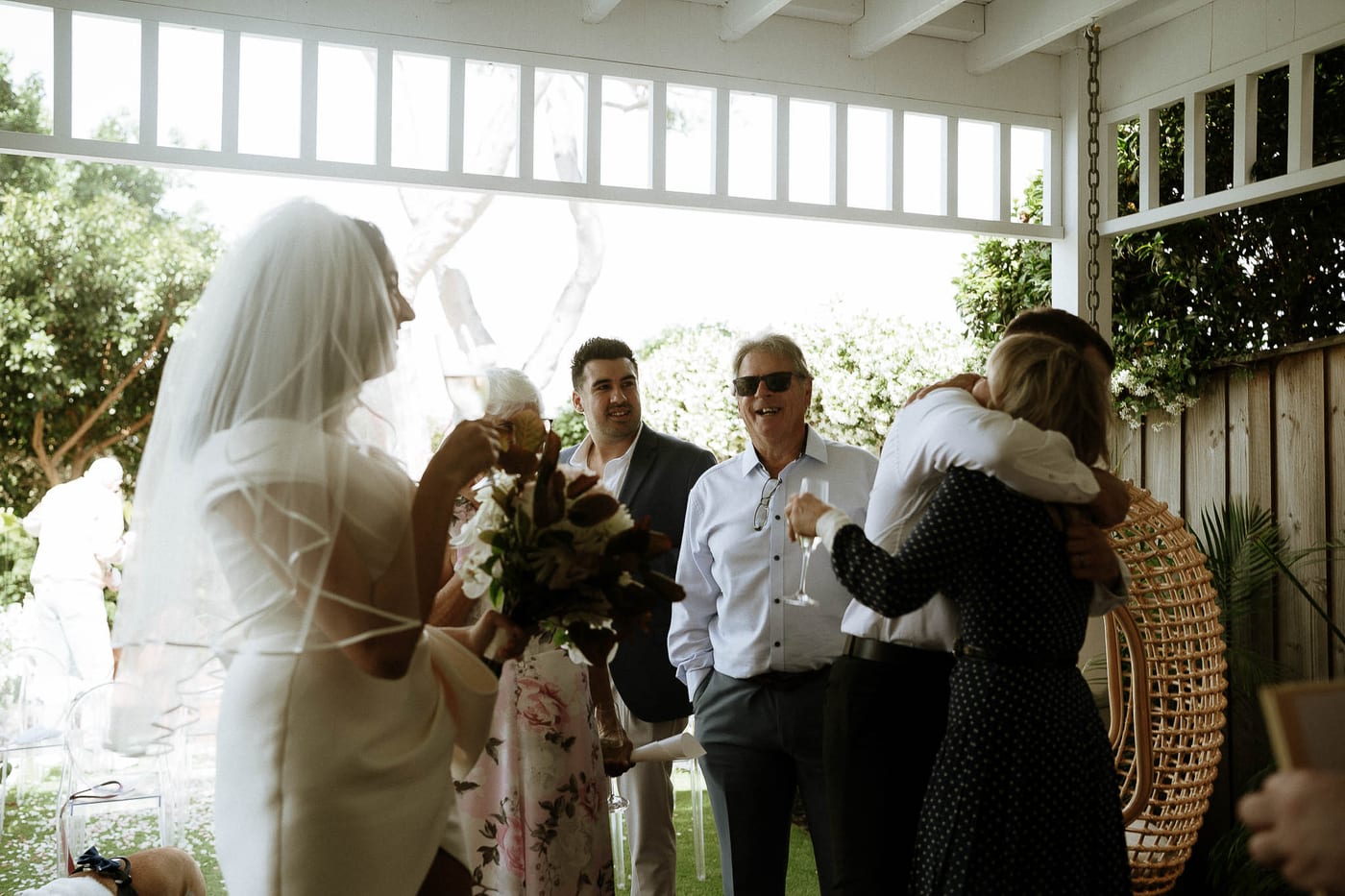 David & Charlotte's Intimate Clovelly Beach Wedding Photography