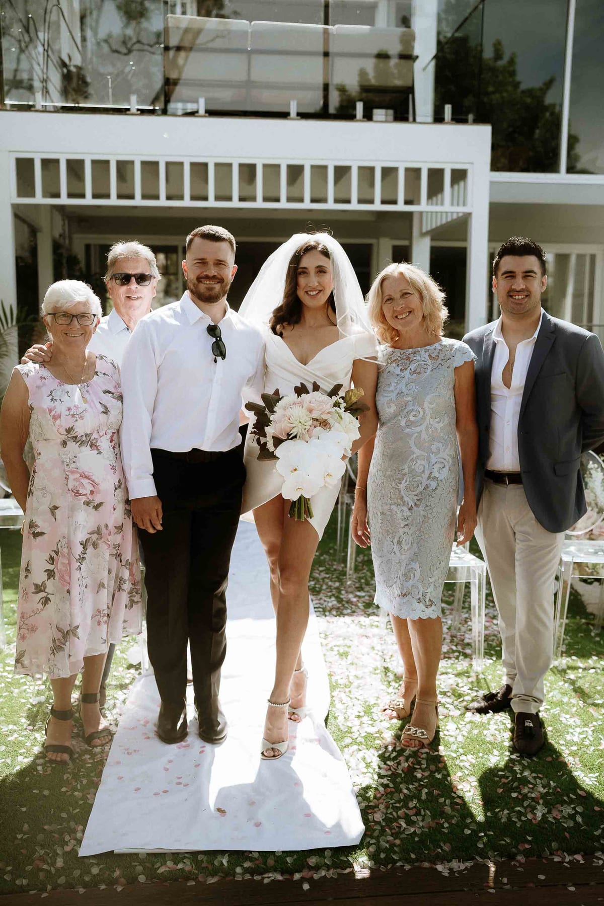 David & Charlotte's Intimate Clovelly Beach Wedding Photography