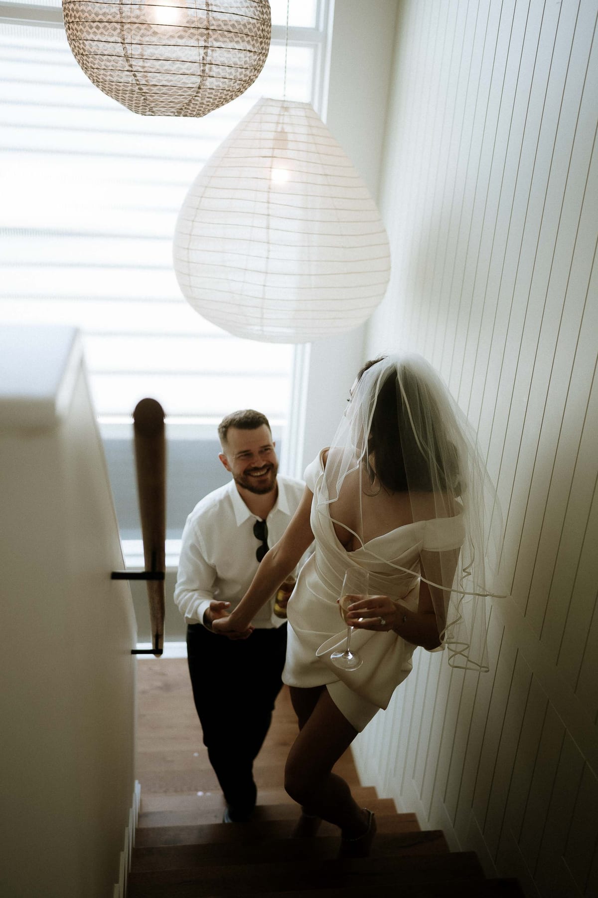 David & Charlotte's Intimate Clovelly Beach Wedding Photography