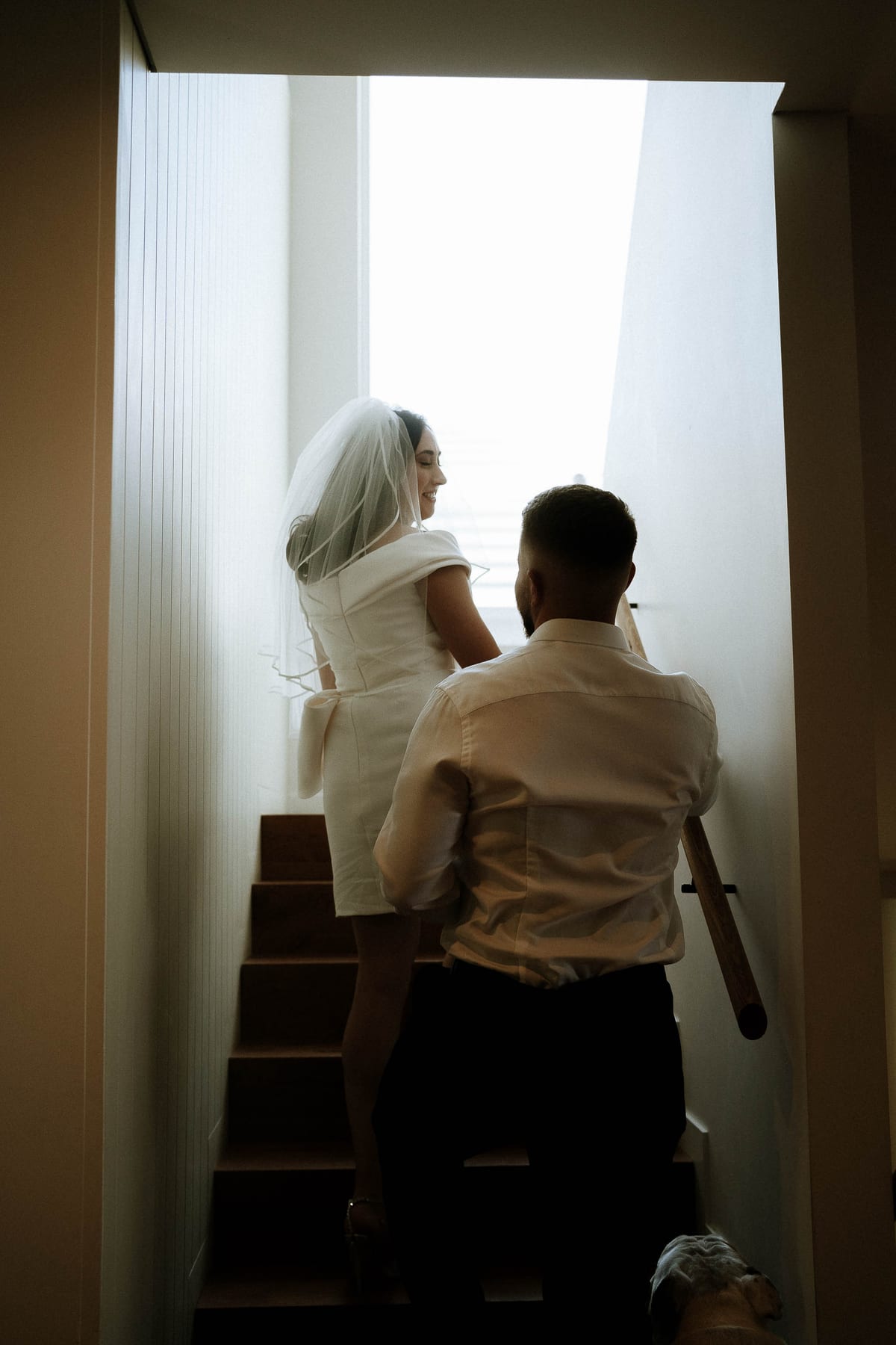 David & Charlotte's Intimate Clovelly Beach Wedding Photography