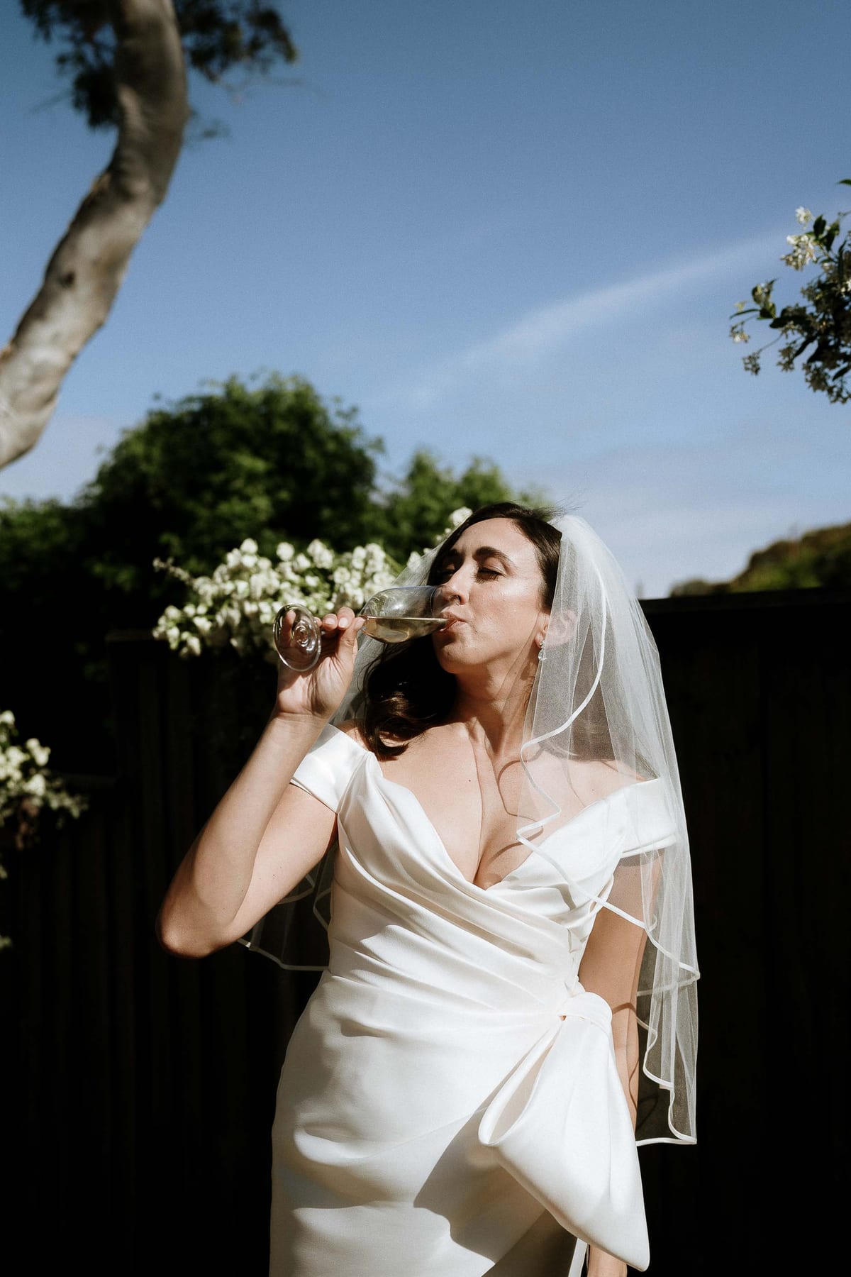 David & Charlotte's Intimate Clovelly Beach Wedding Photography