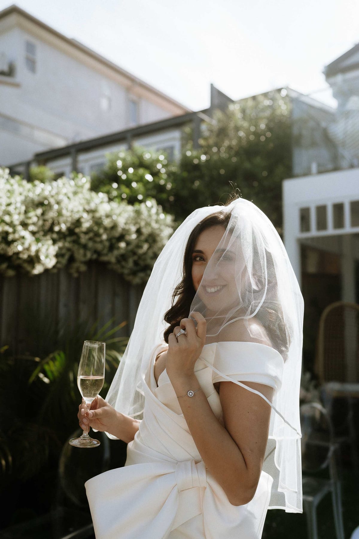 David & Charlotte's Intimate Clovelly Beach Wedding Photography