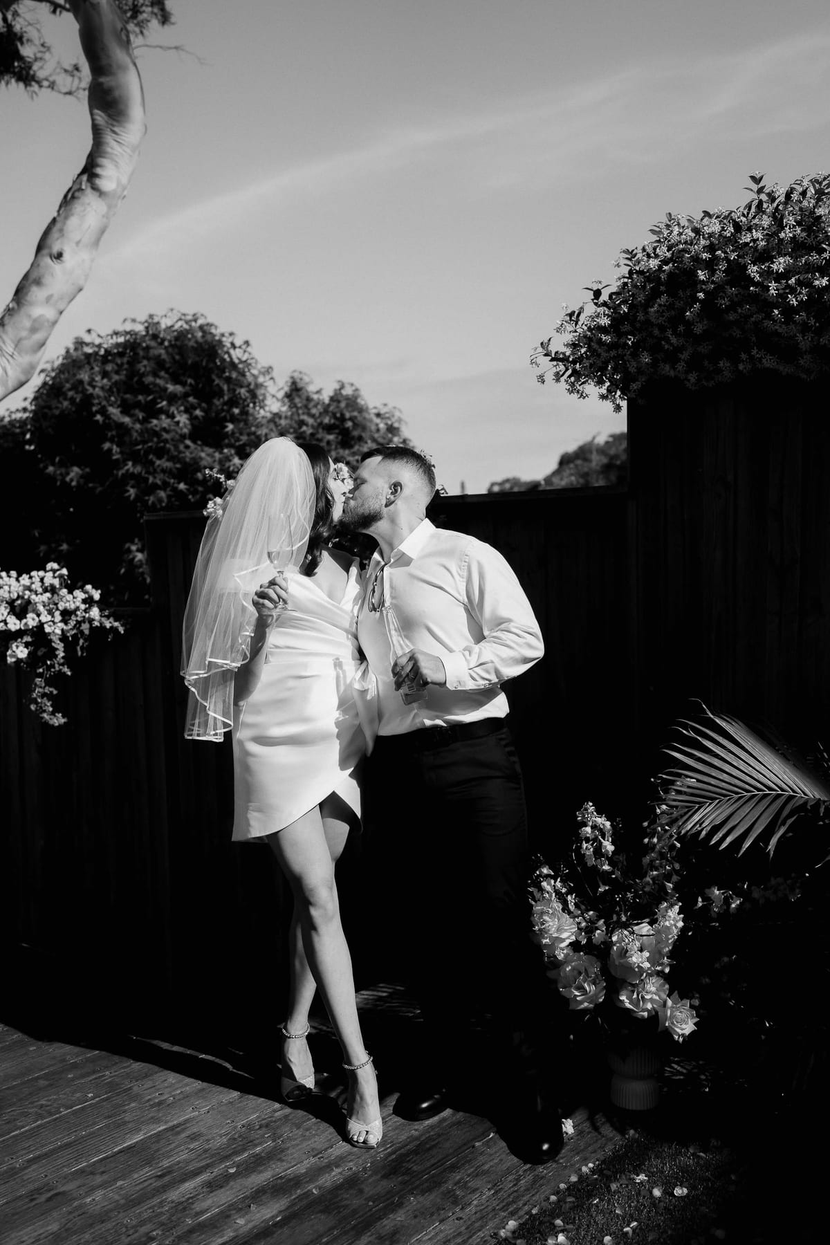 David & Charlotte's Intimate Clovelly Beach Wedding Photography