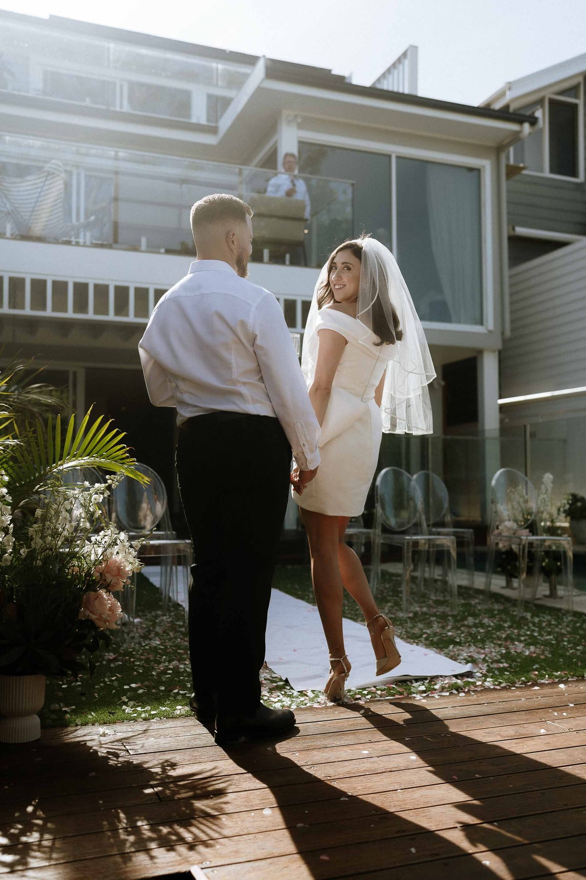 David & Charlotte's Intimate Clovelly Beach Wedding Photography