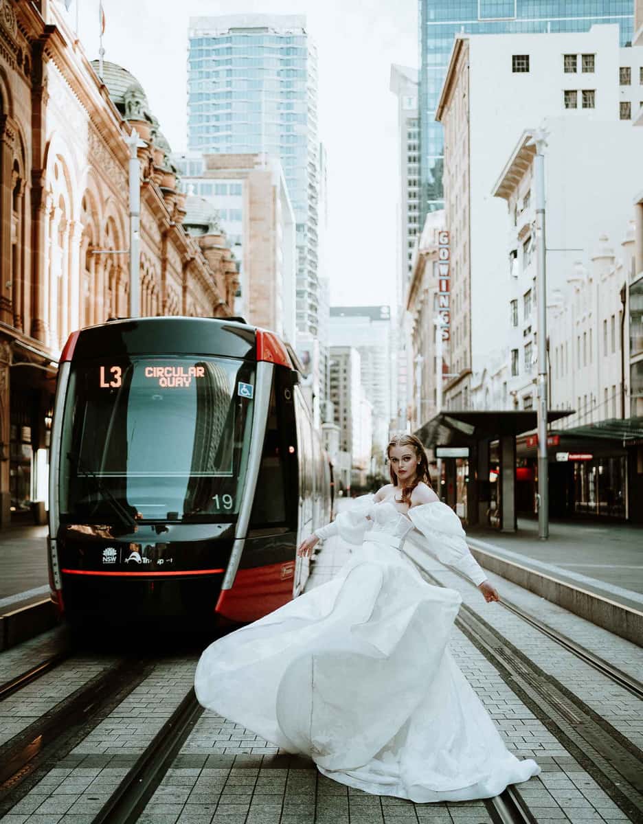 Bridal Editorial Photoshoot with Gemma | Sydney CBD Wedding Photography Inspiration