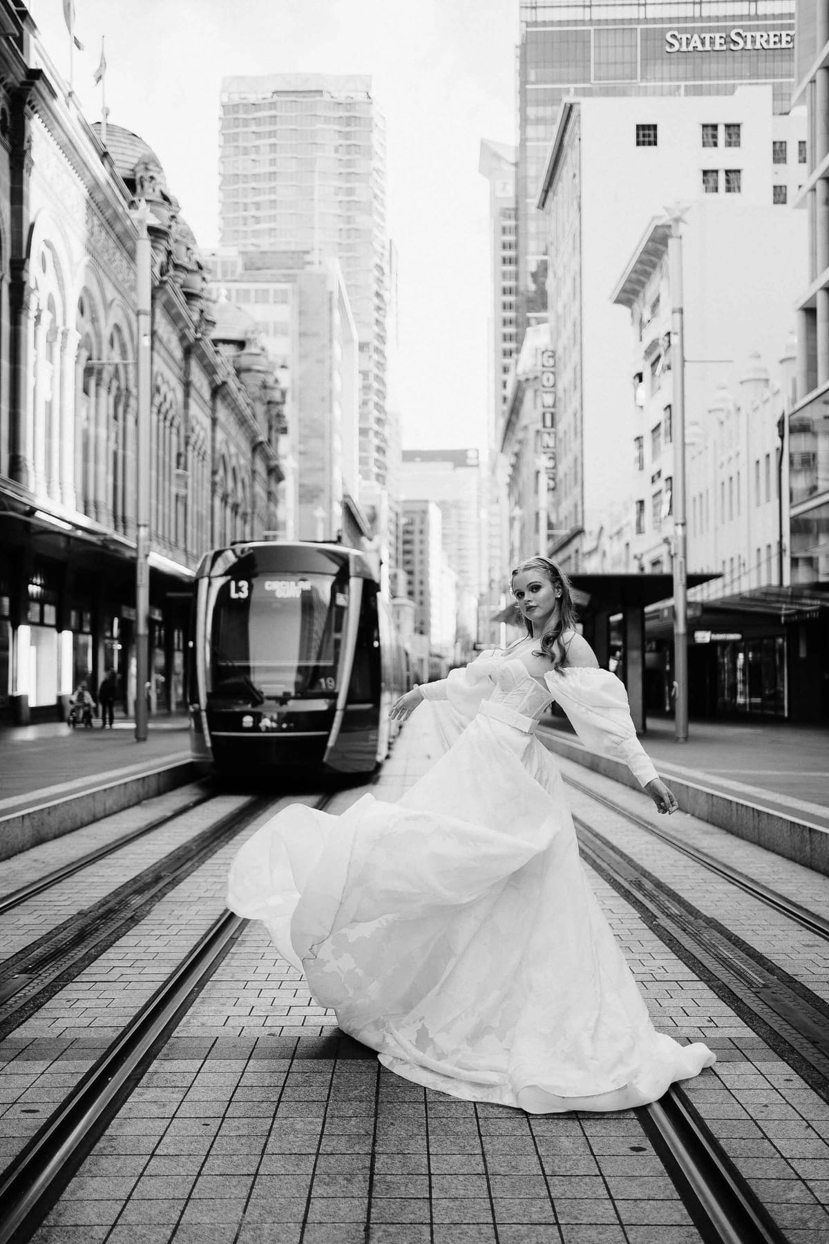 Bridal Editorial Photoshoot with Gemma | Sydney CBD Wedding Photography Inspiration
