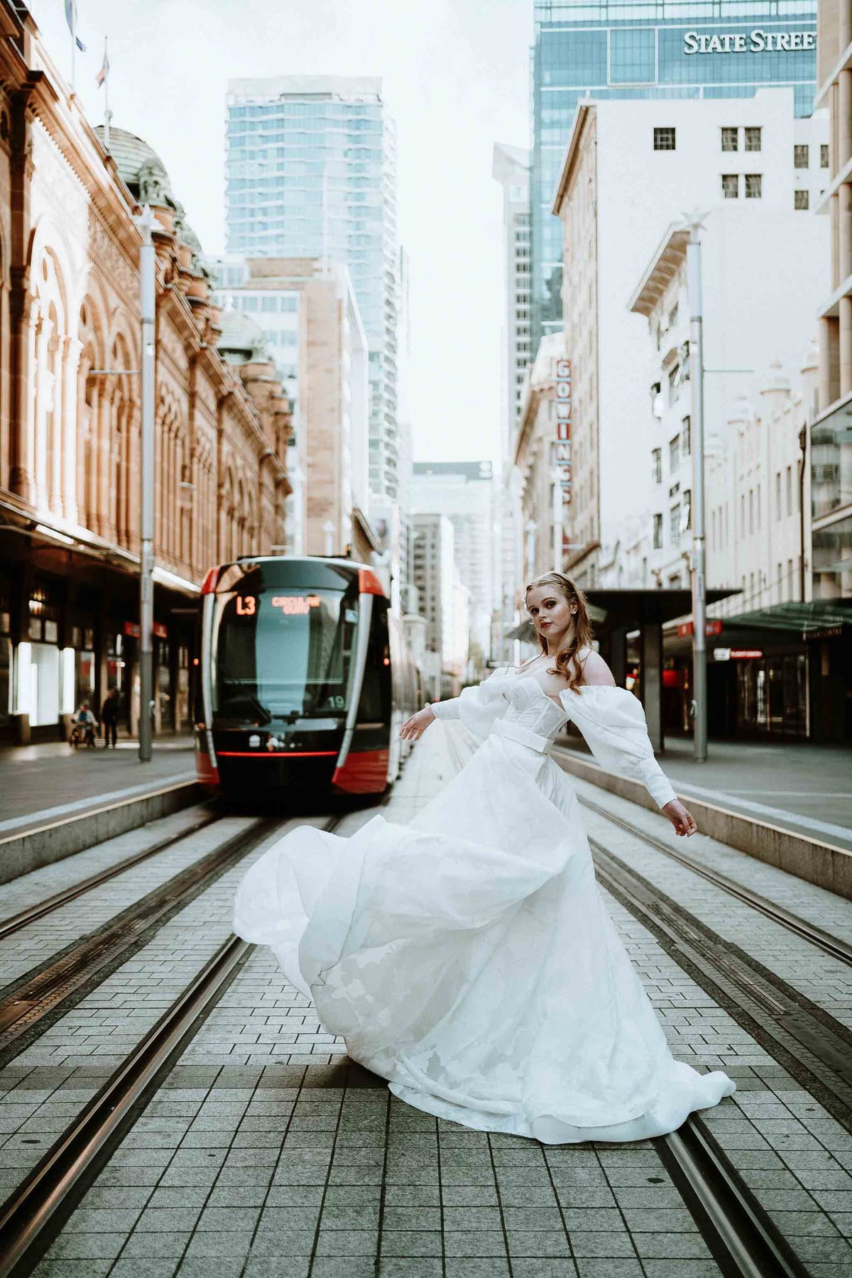Bridal Editorial Photoshoot with Gemma | Sydney CBD Wedding Photography Inspiration