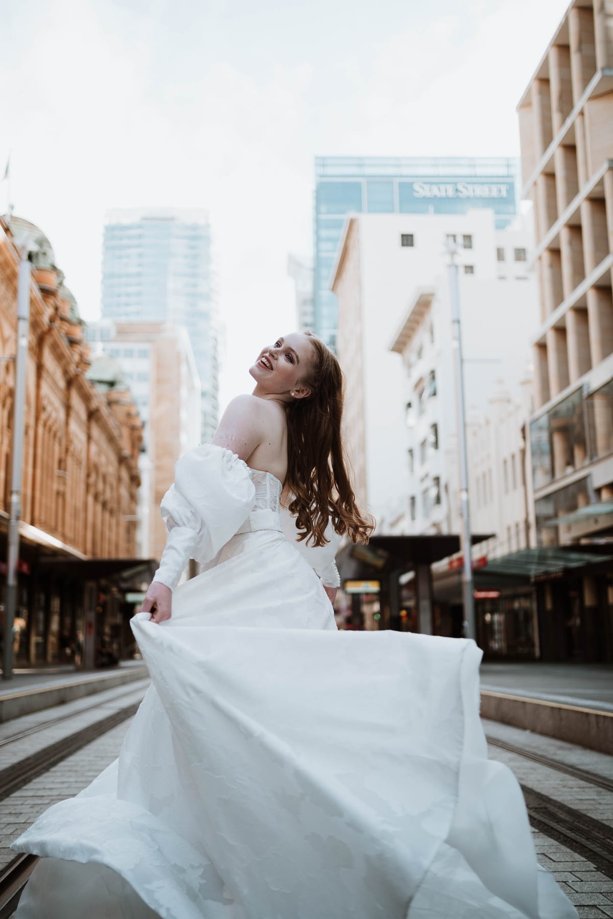 Bridal Editorial Photoshoot with Gemma | Sydney CBD Wedding Photography Inspiration