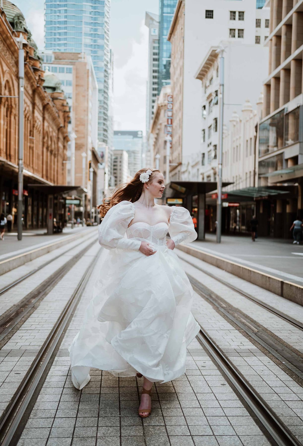 Bridal Editorial Photoshoot with Gemma | Sydney CBD Wedding Photography Inspiration