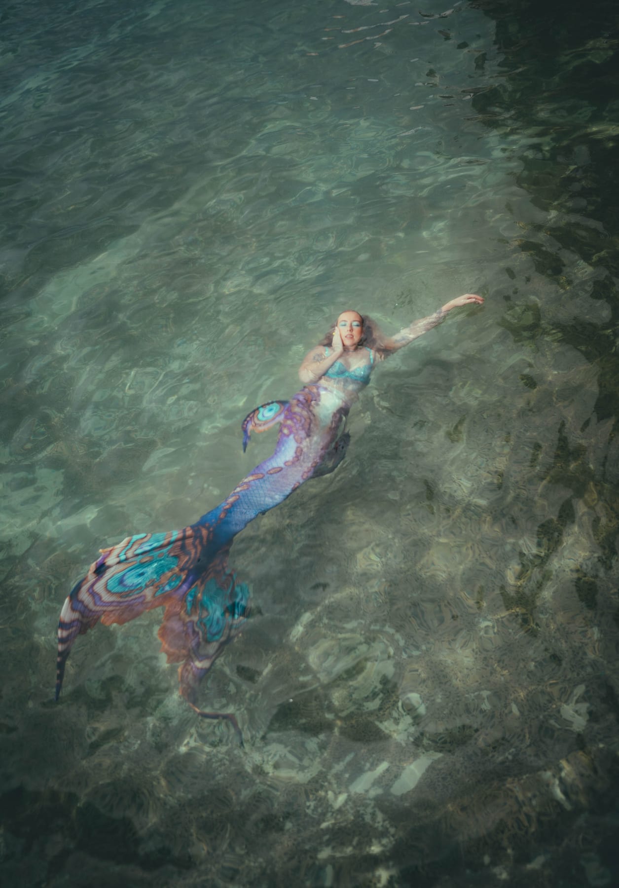 Moody Mermaid Photoshoot at Bronte Beach Rock Pool with Taylor