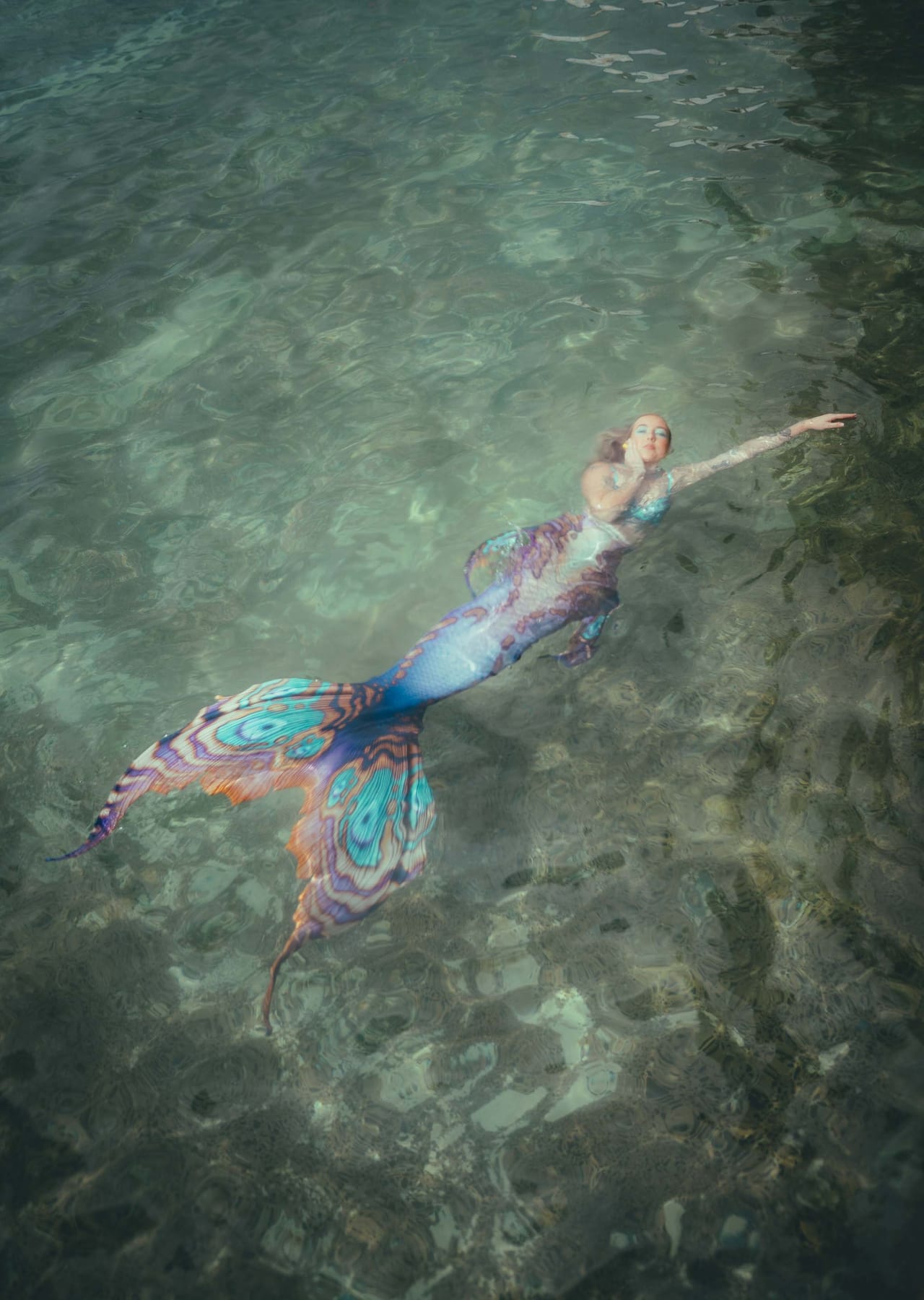 Moody Mermaid Photoshoot at Bronte Beach Rock Pool with Taylor
