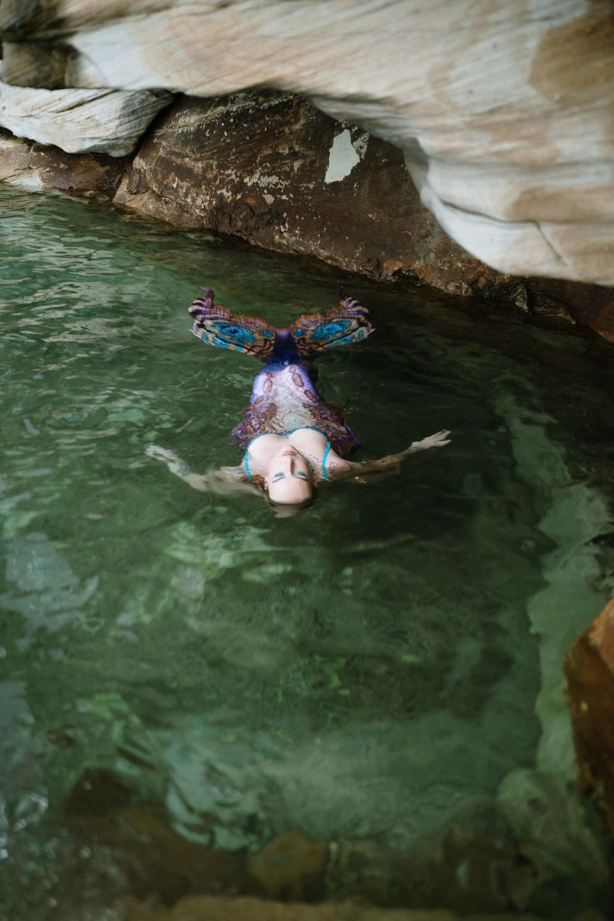 Moody Mermaid Photoshoot at Bronte Beach Rock Pool with Taylor