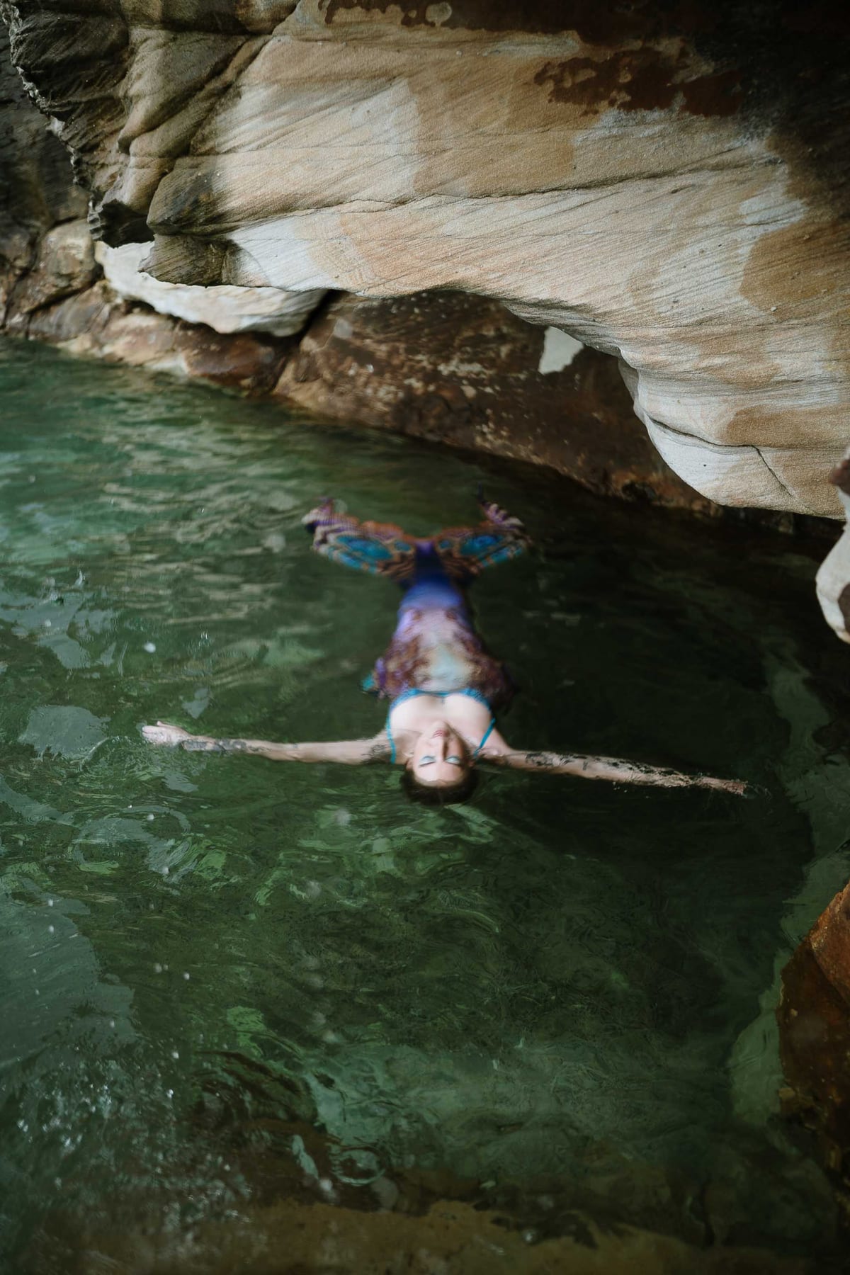 Moody Mermaid Photoshoot at Bronte Beach Rock Pool with Taylor