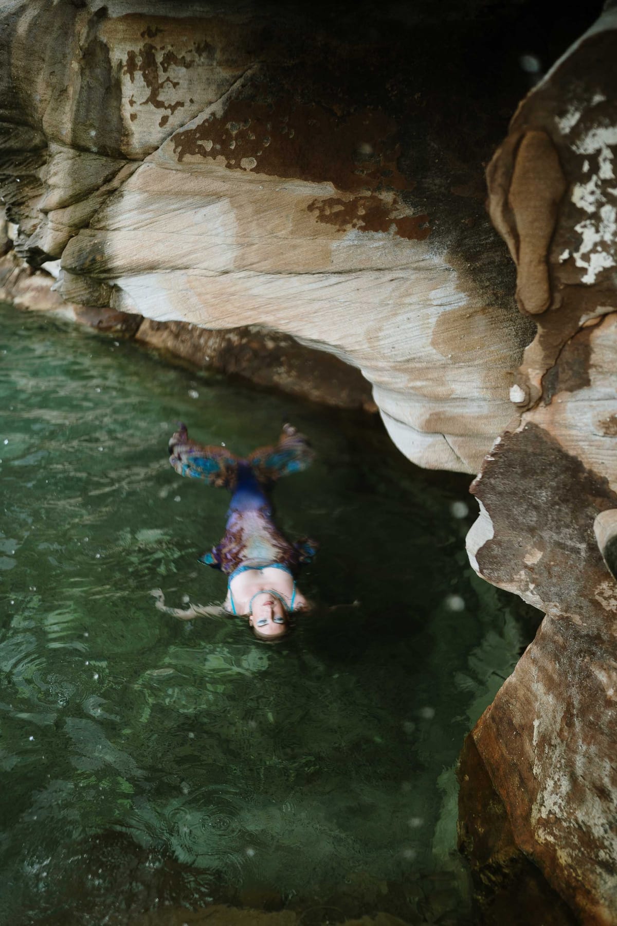 Moody Mermaid Photoshoot at Bronte Beach Rock Pool with Taylor