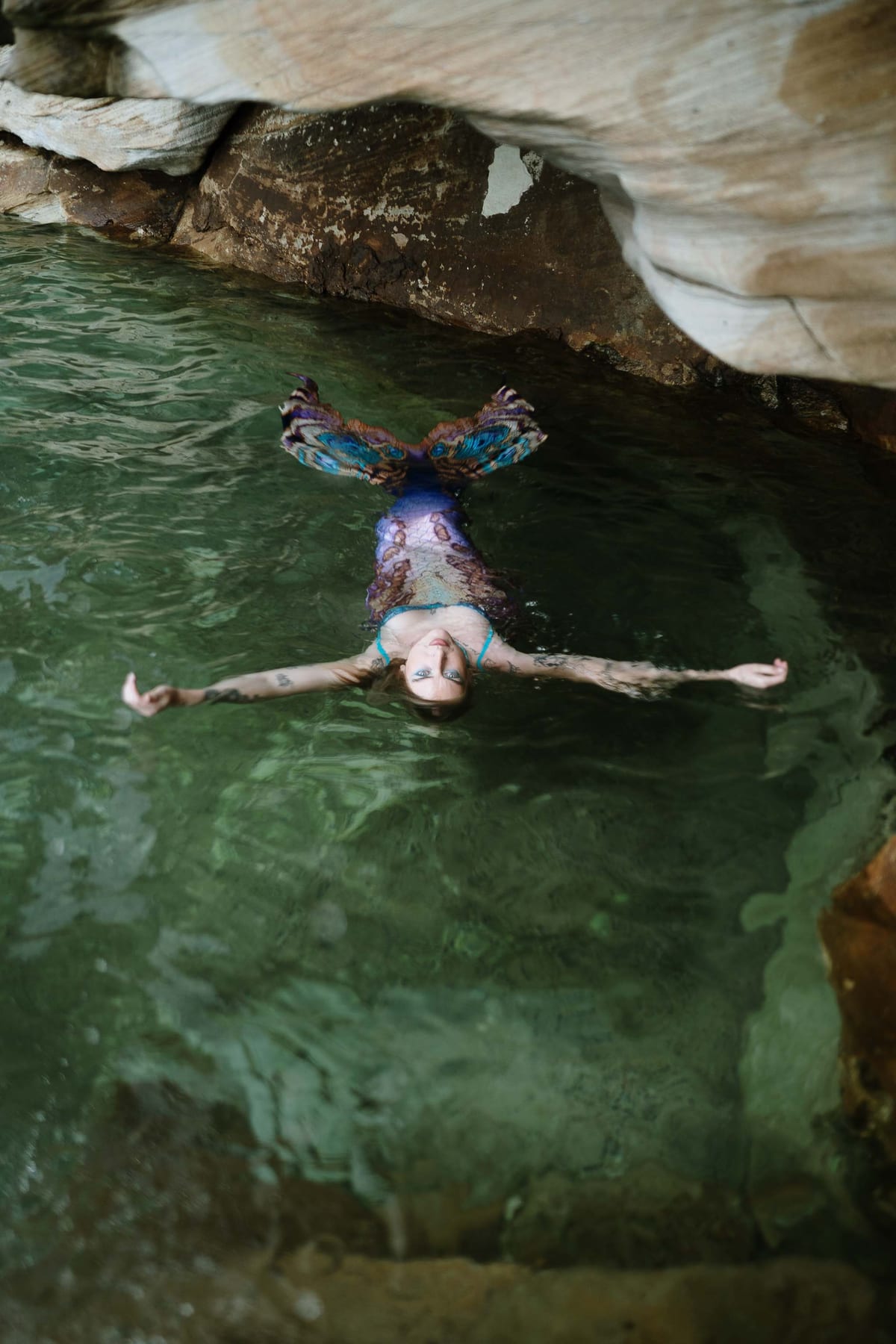 Moody Mermaid Photoshoot at Bronte Beach Rock Pool with Taylor