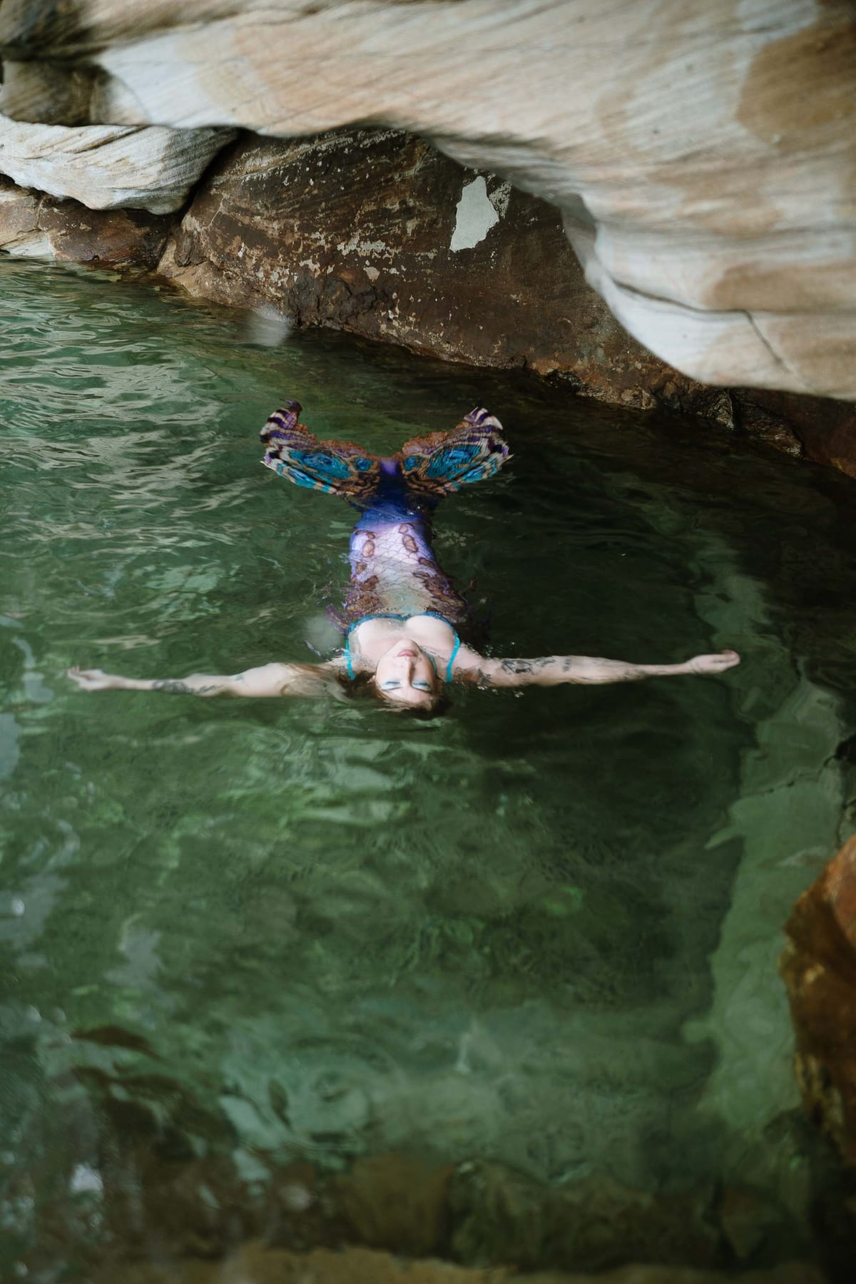 Moody Mermaid Photoshoot at Bronte Beach Rock Pool with Taylor