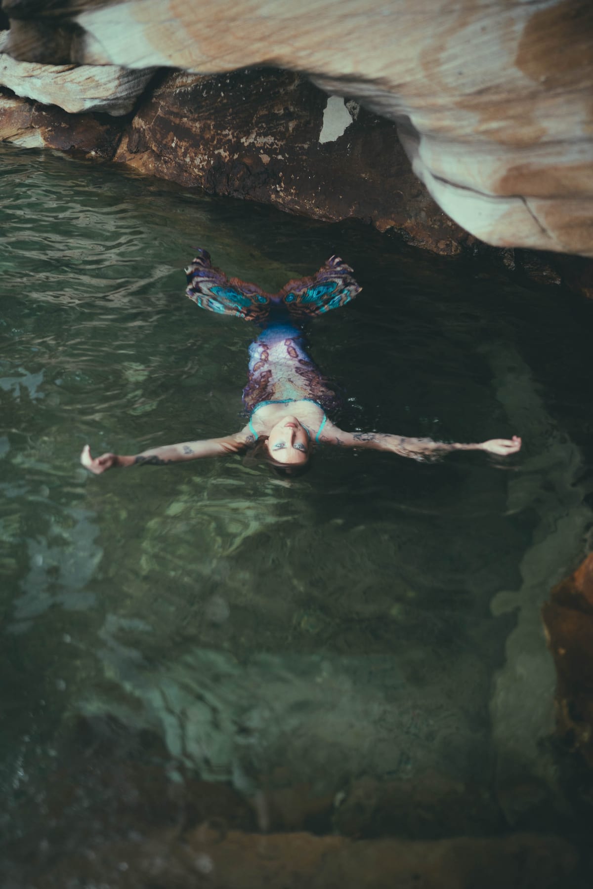 Moody Mermaid Photoshoot at Bronte Beach Rock Pool with Taylor