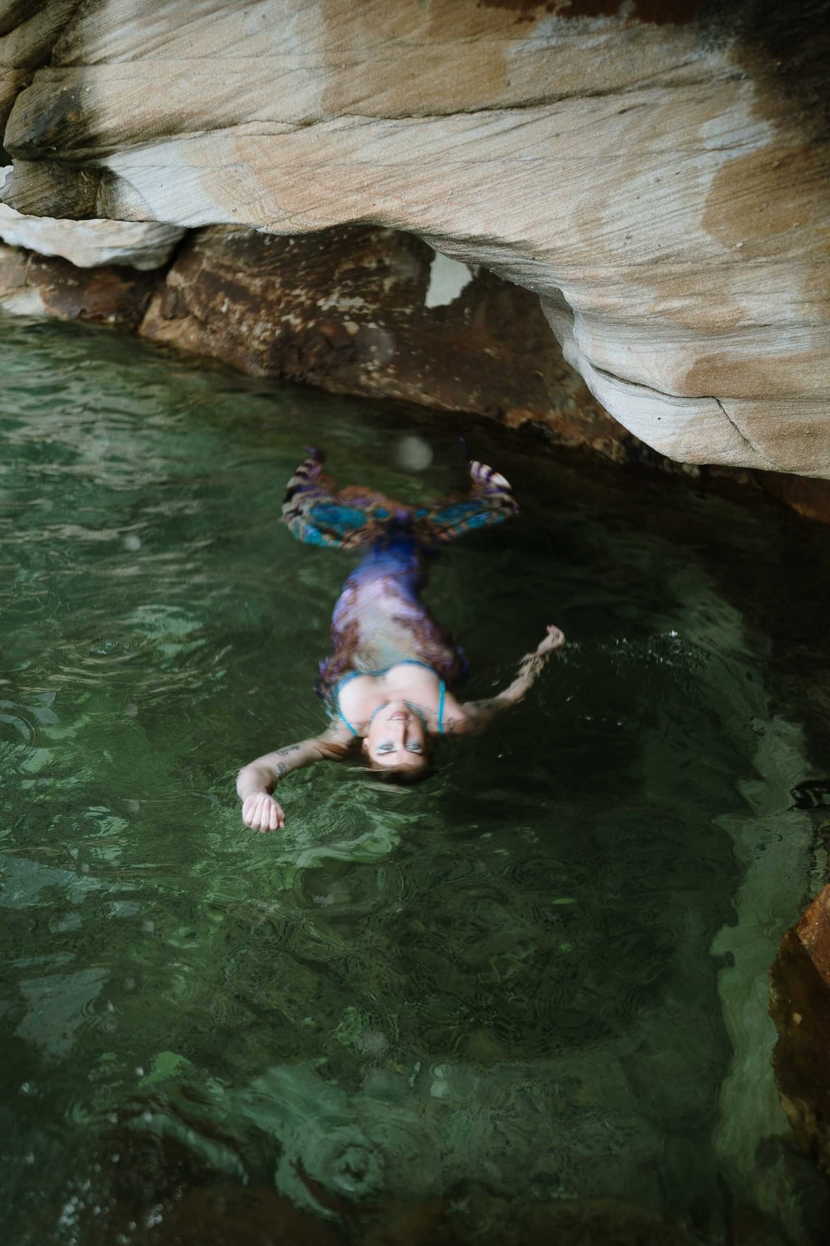 Moody Mermaid Photoshoot at Bronte Beach Rock Pool with Taylor