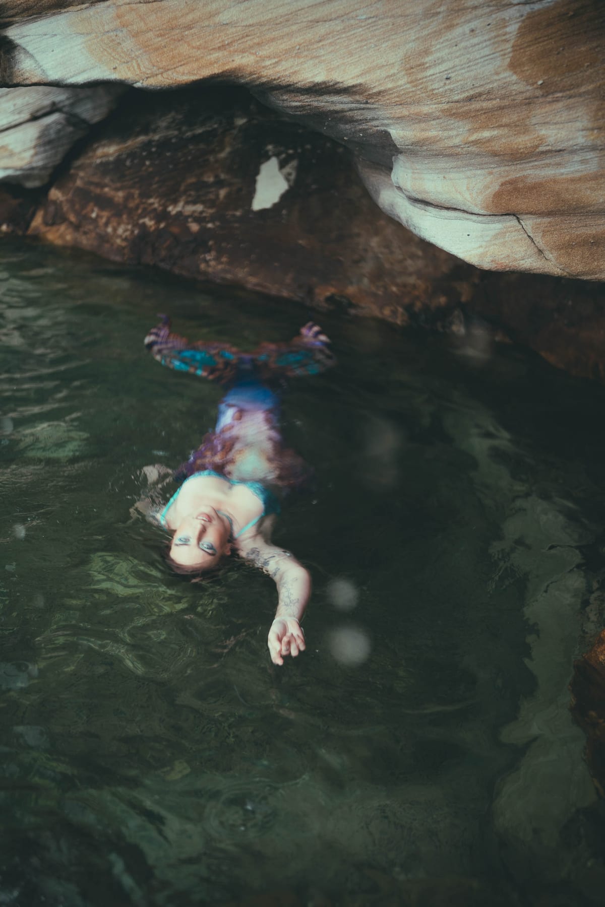 Moody Mermaid Photoshoot at Bronte Beach Rock Pool with Taylor