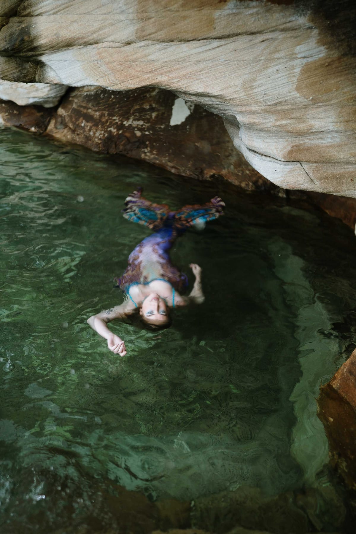 Moody Mermaid Photoshoot at Bronte Beach Rock Pool with Taylor