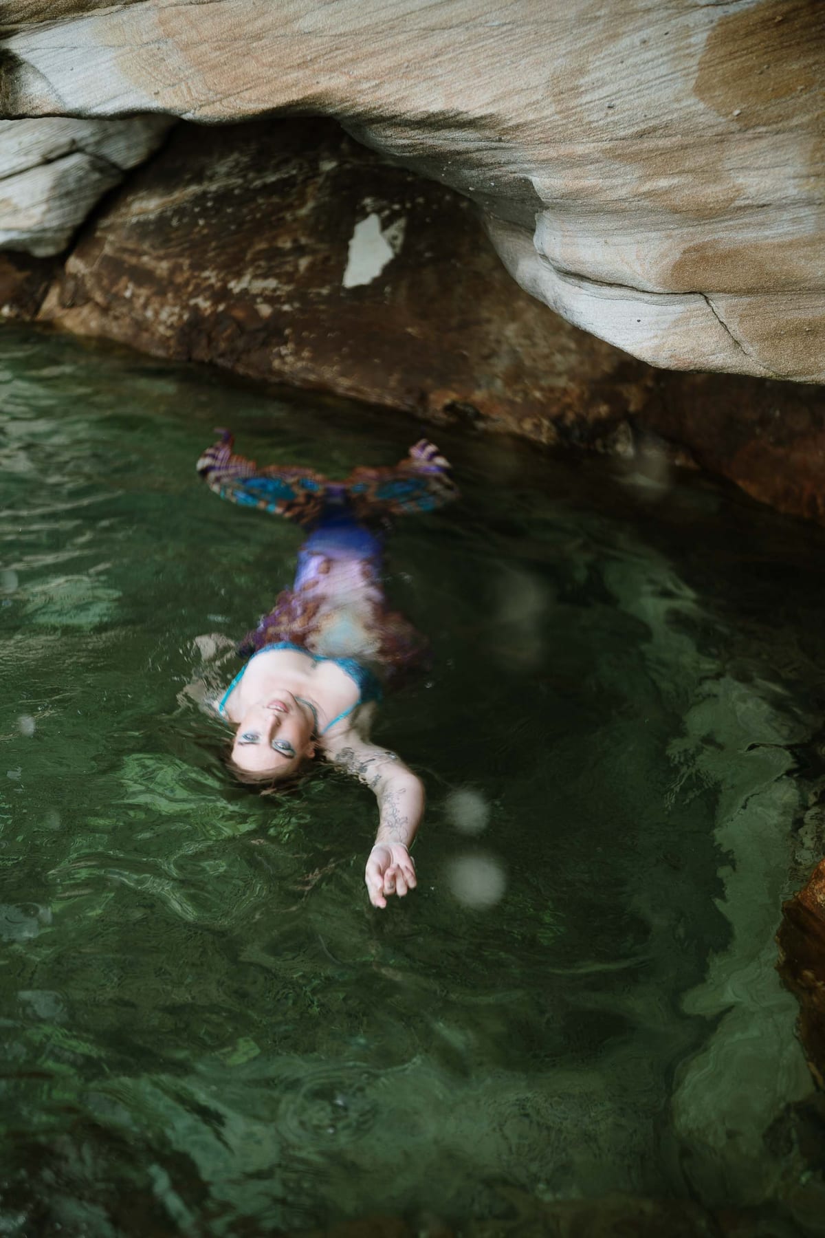 Moody Mermaid Photoshoot at Bronte Beach Rock Pool with Taylor