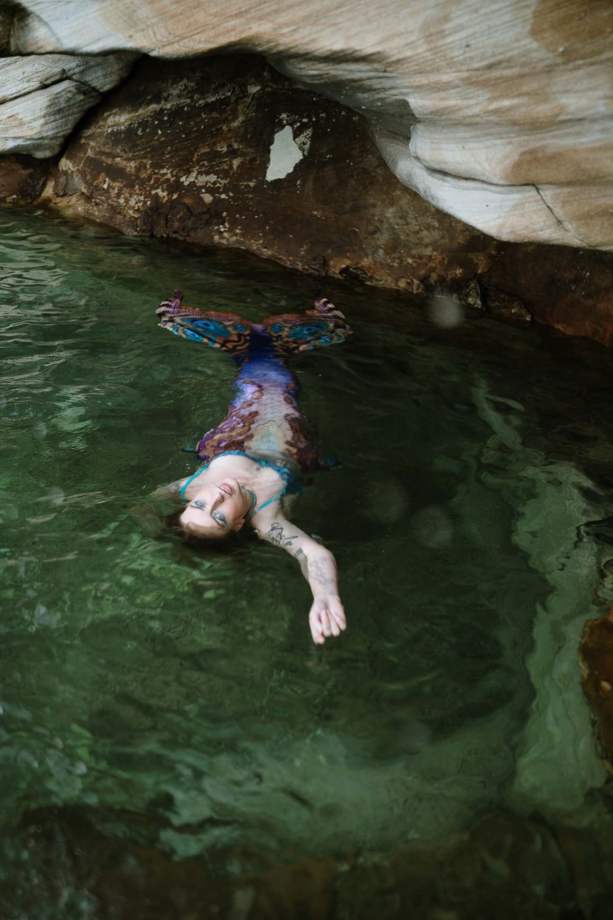Moody Mermaid Photoshoot at Bronte Beach Rock Pool with Taylor