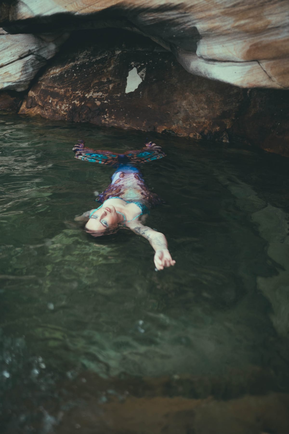 Moody Mermaid Photoshoot at Bronte Beach Rock Pool with Taylor