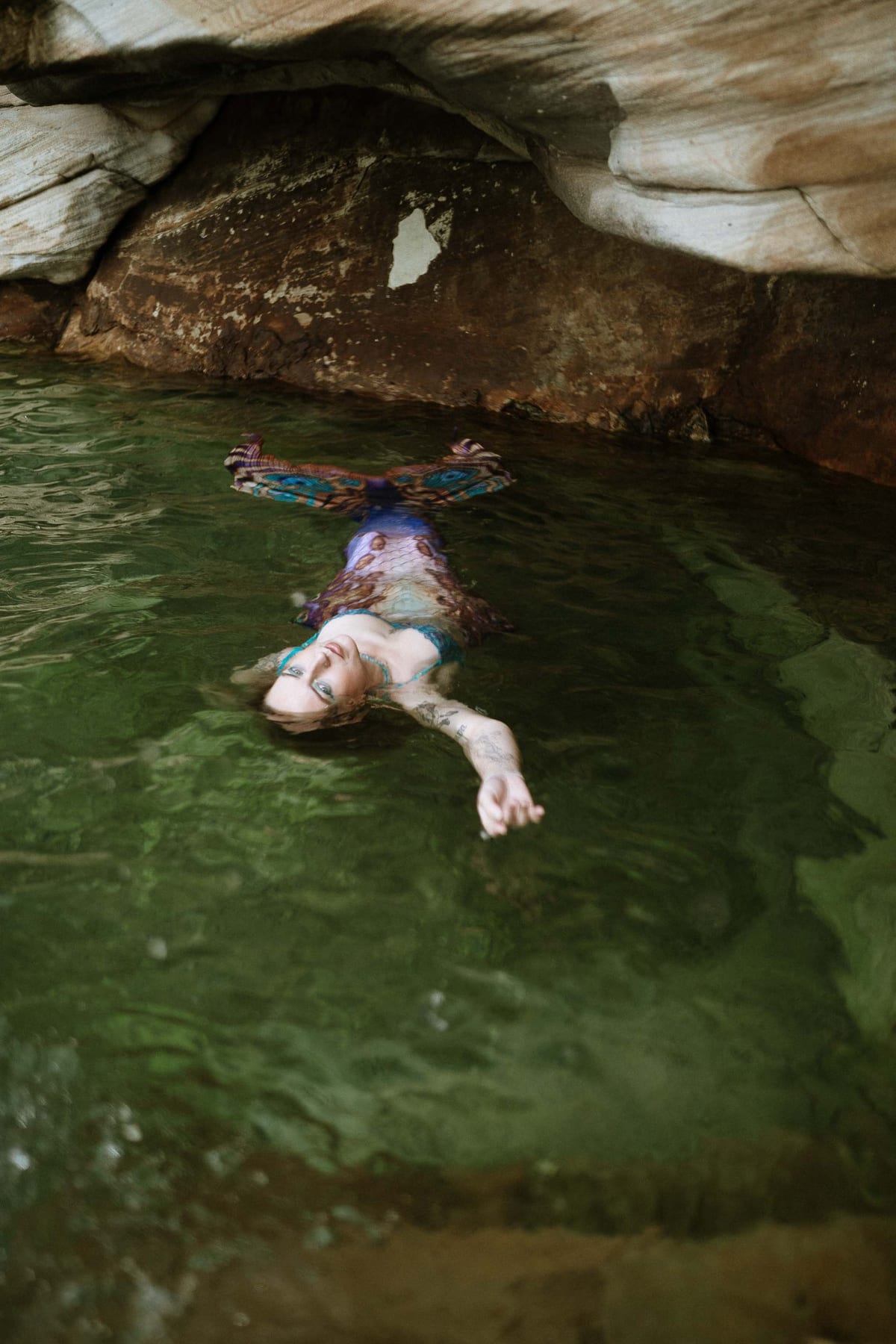 Moody Mermaid Photoshoot at Bronte Beach Rock Pool with Taylor