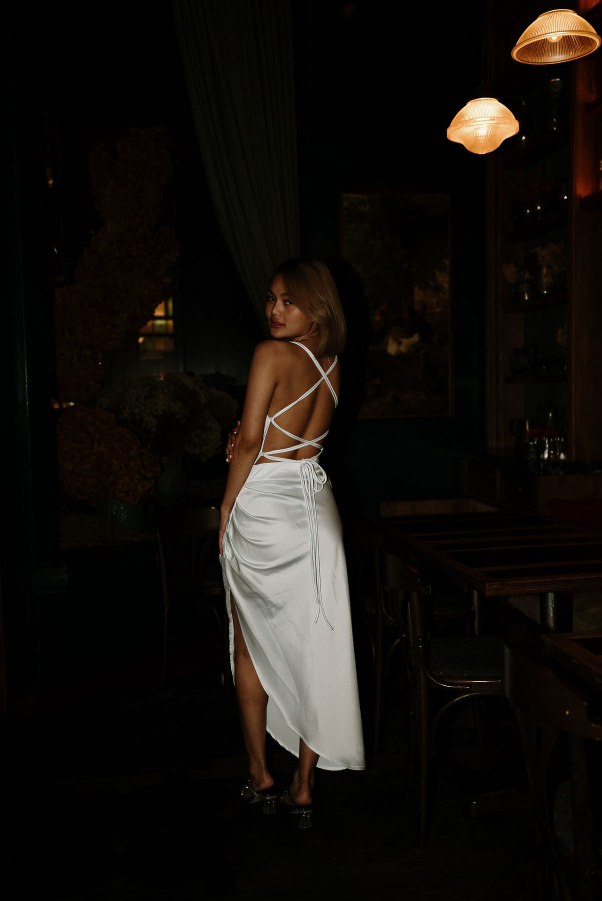 Merry's Portrait Photoshoot at Marble Bar and The Grounds City | Retro Flash Editorial Photography in Sydney