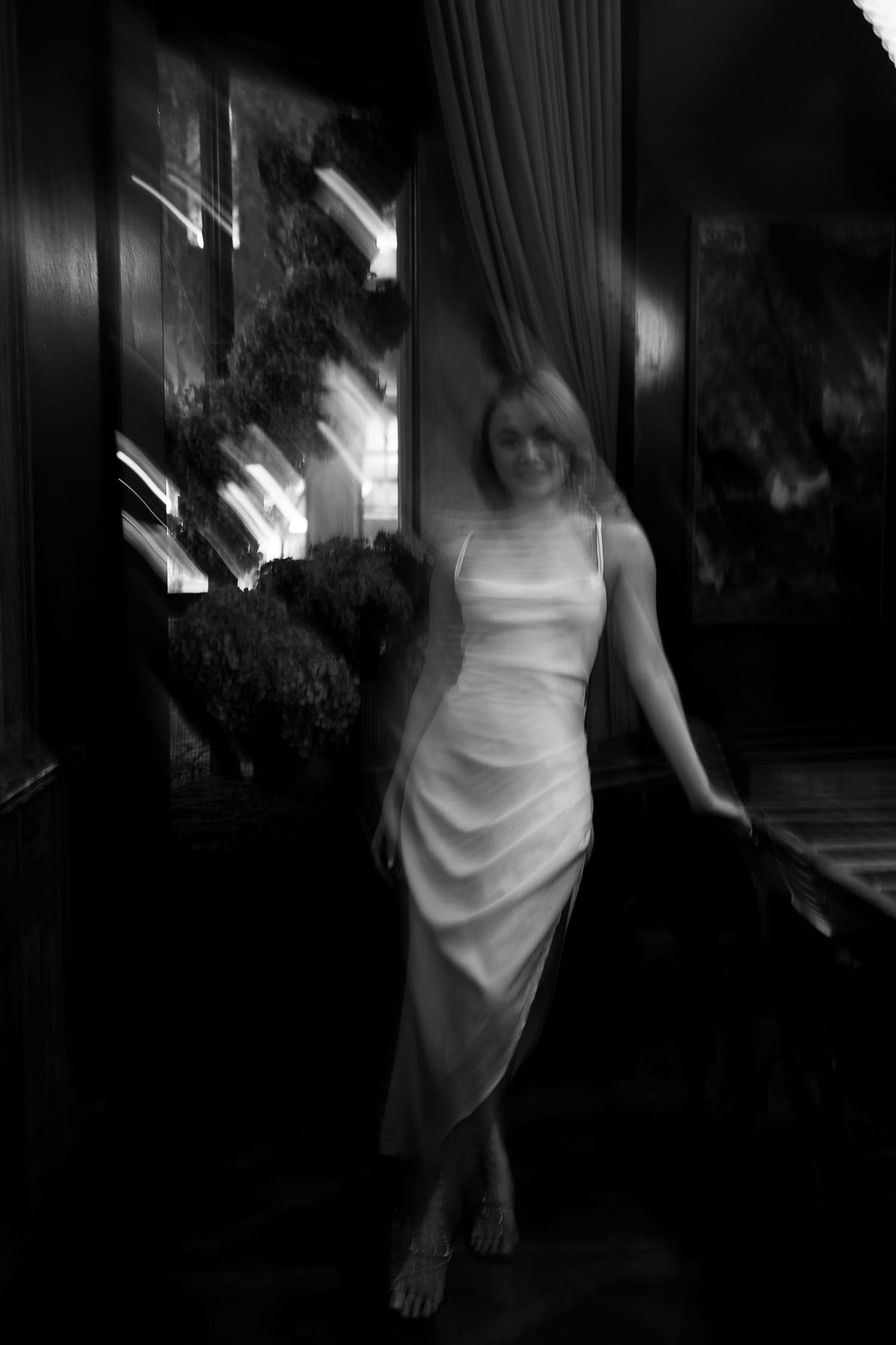 Merry's Portrait Photoshoot at Marble Bar and The Grounds City | Retro Flash Editorial Photography in Sydney