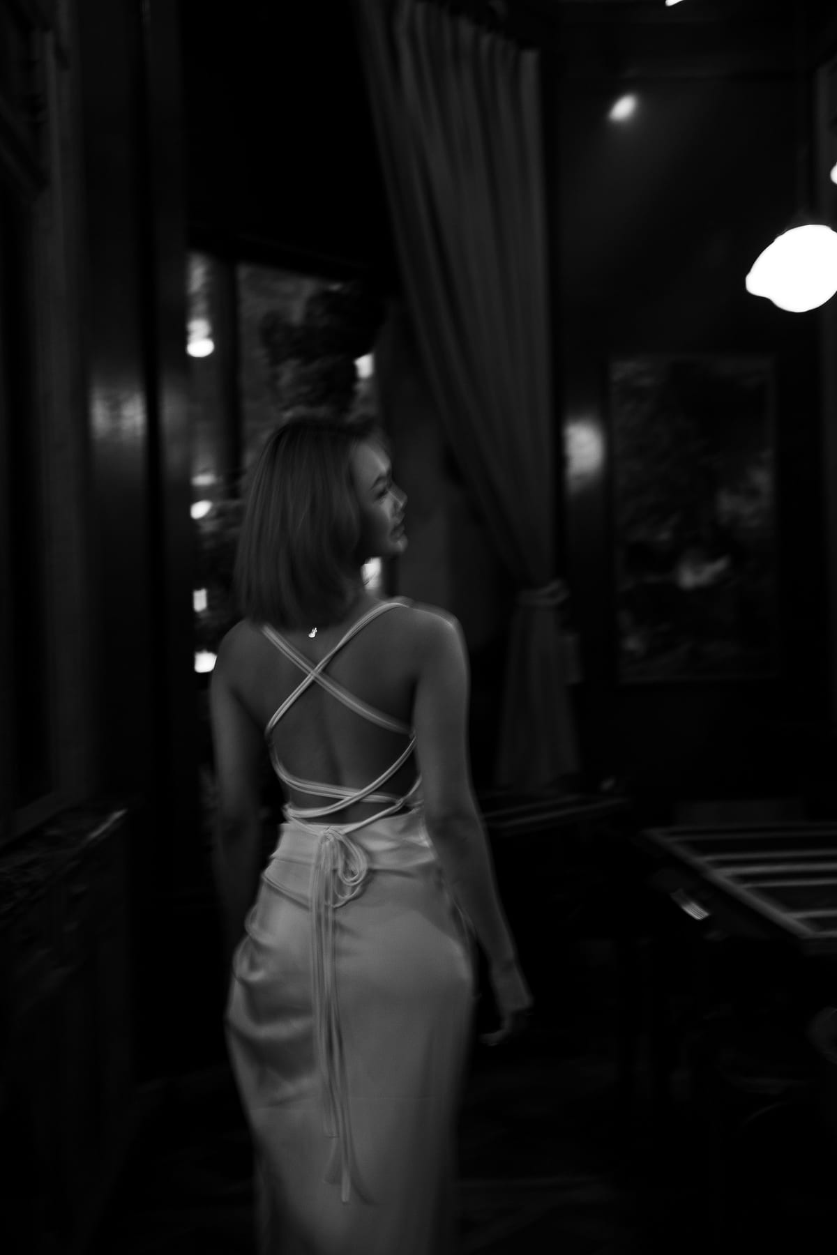 Merry's Portrait Photoshoot at Marble Bar and The Grounds City | Retro Flash Editorial Photography in Sydney