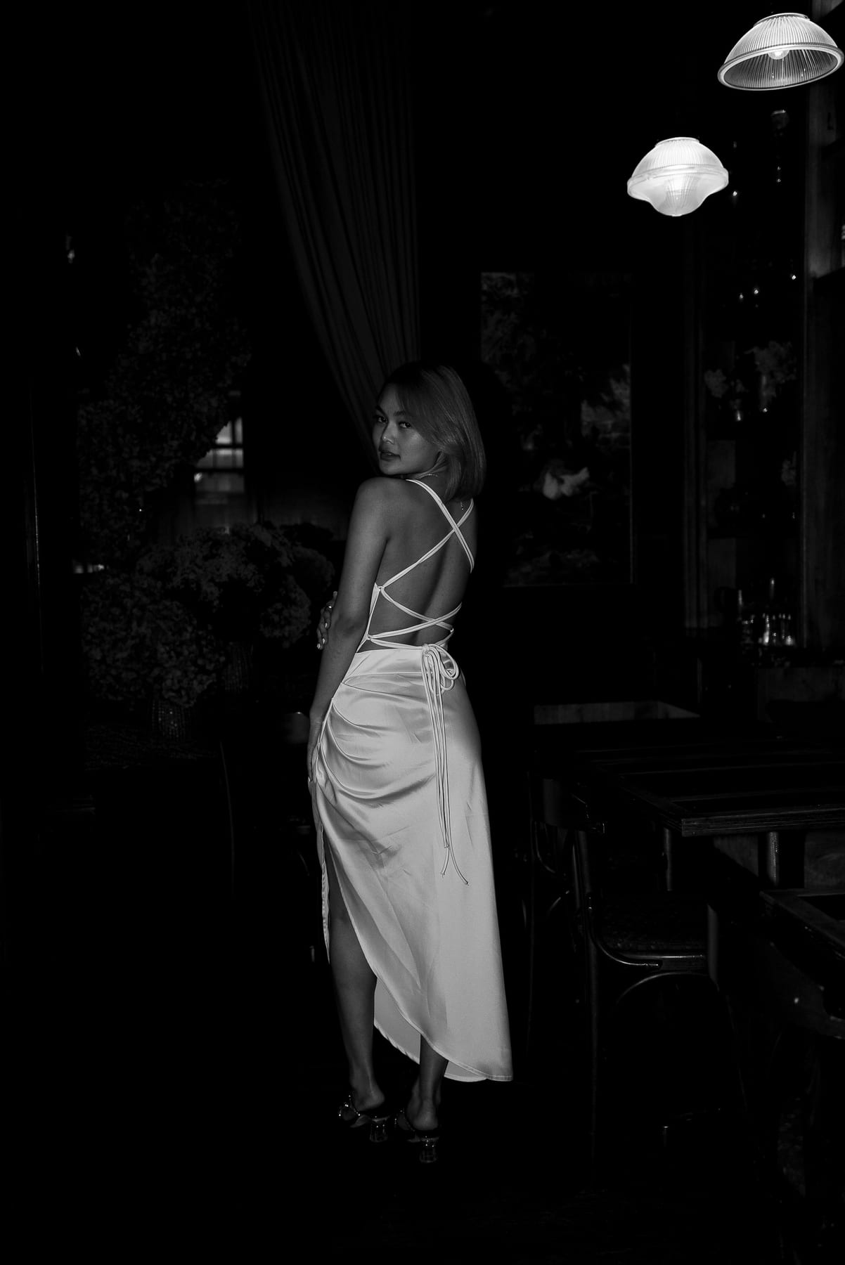 Merry's Portrait Photoshoot at Marble Bar and The Grounds City | Retro Flash Editorial Photography in Sydney