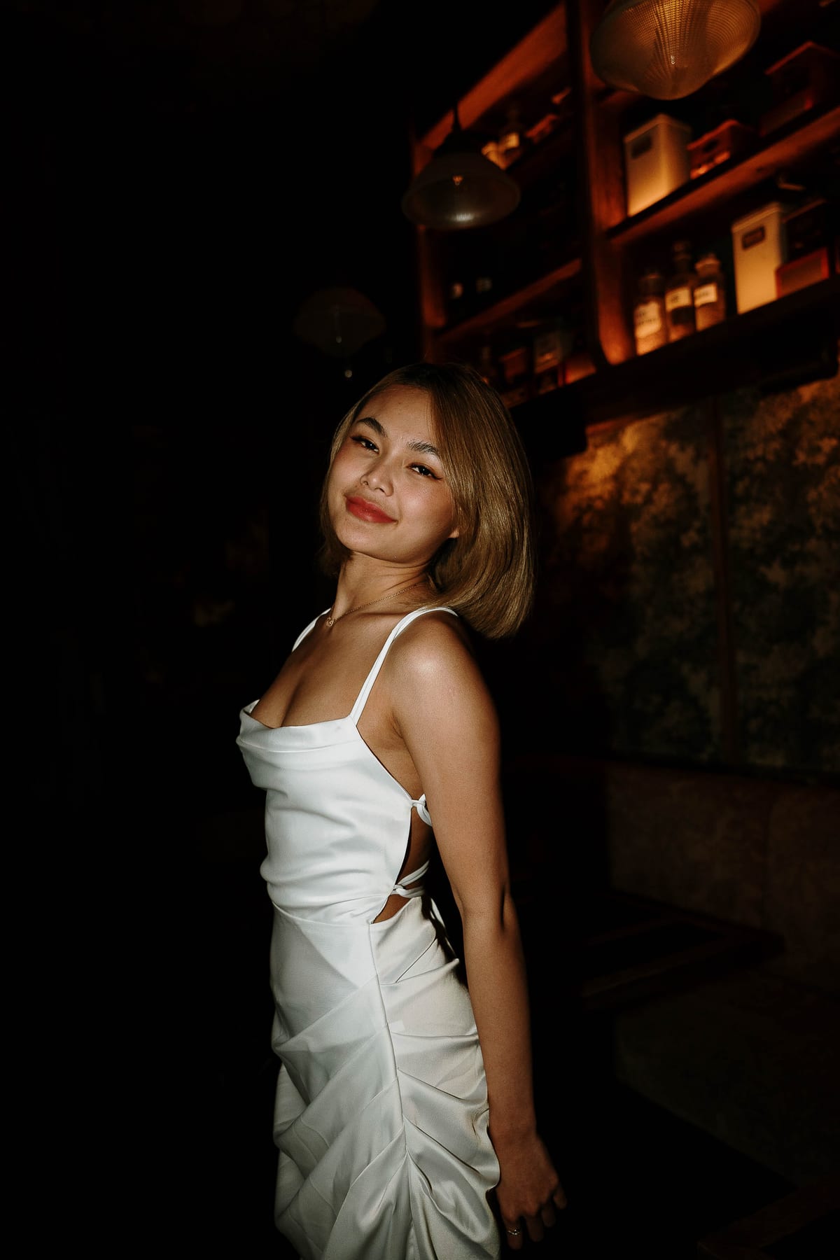 Merry's Portrait Photoshoot at Marble Bar and The Grounds City | Retro Flash Editorial Photography in Sydney