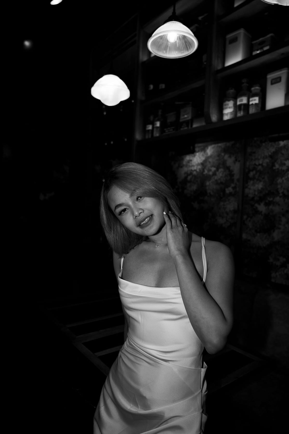 Merry's Portrait Photoshoot at Marble Bar and The Grounds City | Retro Flash Editorial Photography in Sydney