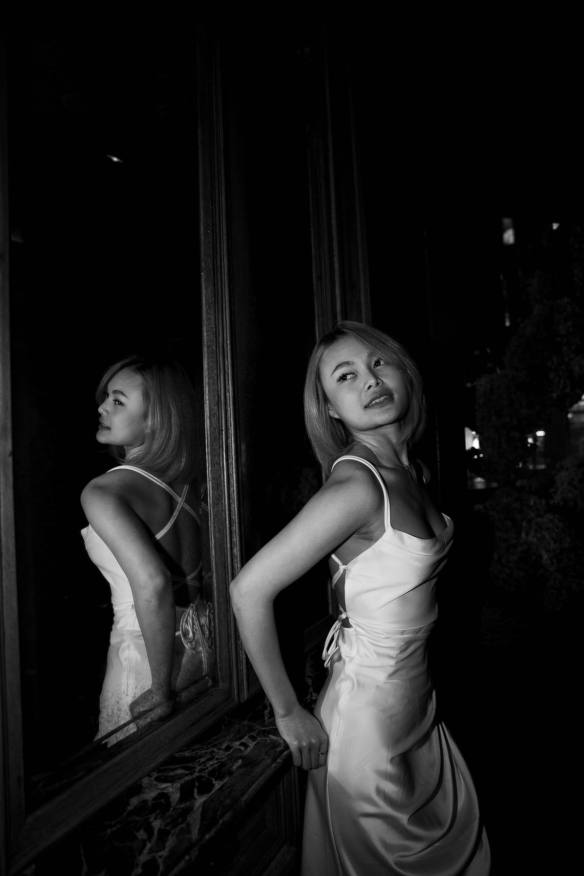 Merry's Portrait Photoshoot at Marble Bar and The Grounds City | Retro Flash Editorial Photography in Sydney
