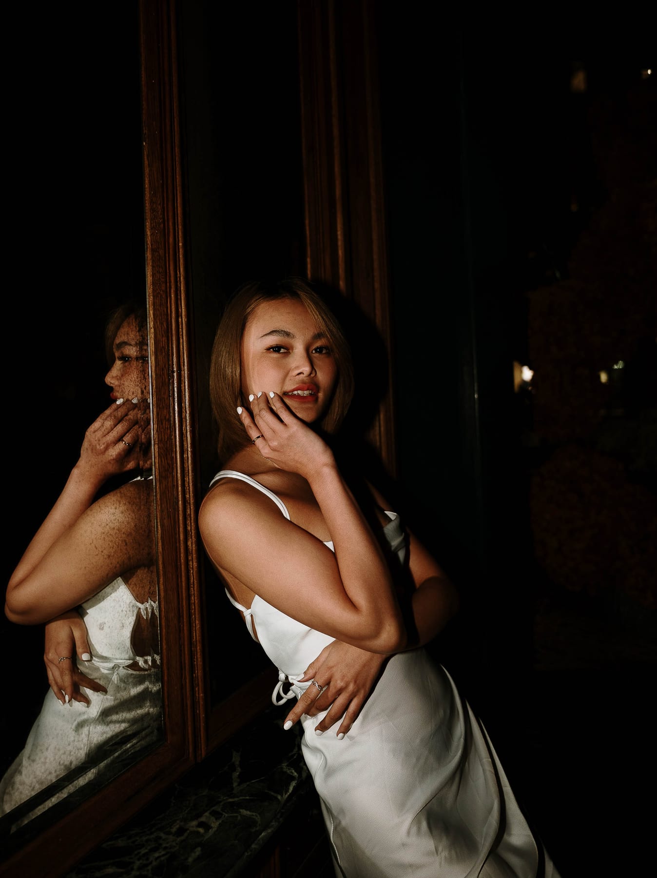 Merry's Portrait Photoshoot at Marble Bar and The Grounds City | Retro Flash Editorial Photography in Sydney