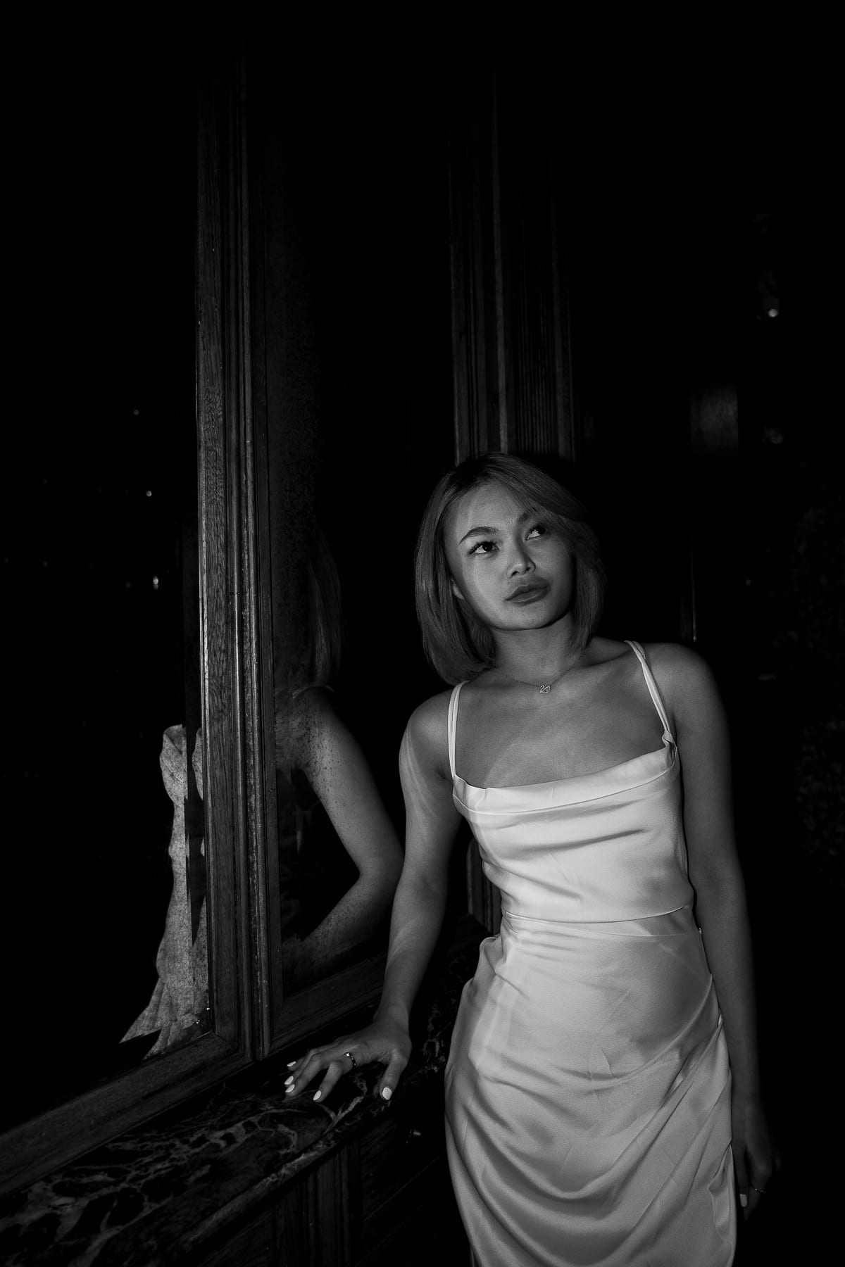 Merry's Portrait Photoshoot at Marble Bar and The Grounds City | Retro Flash Editorial Photography in Sydney